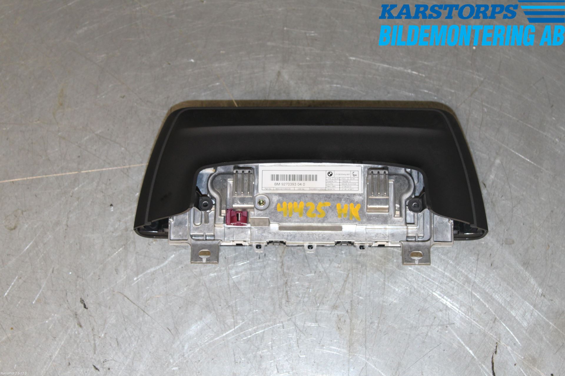 BMW 3 F30/F31/F80 12-19 Multifunktionsdisplay