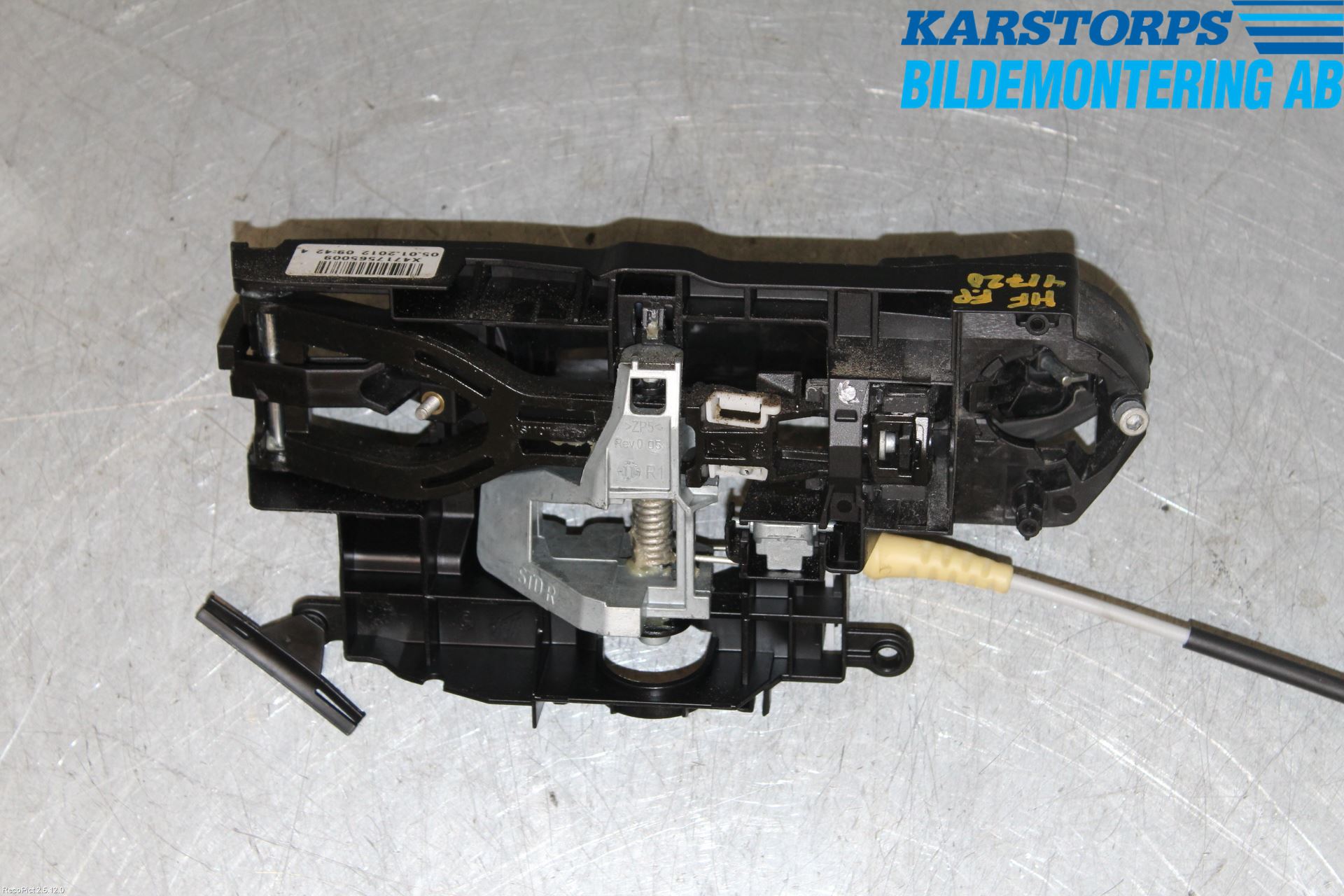 BMW 5 F10/F11/F18 09-17 Dörrhandtag Yttre Hö