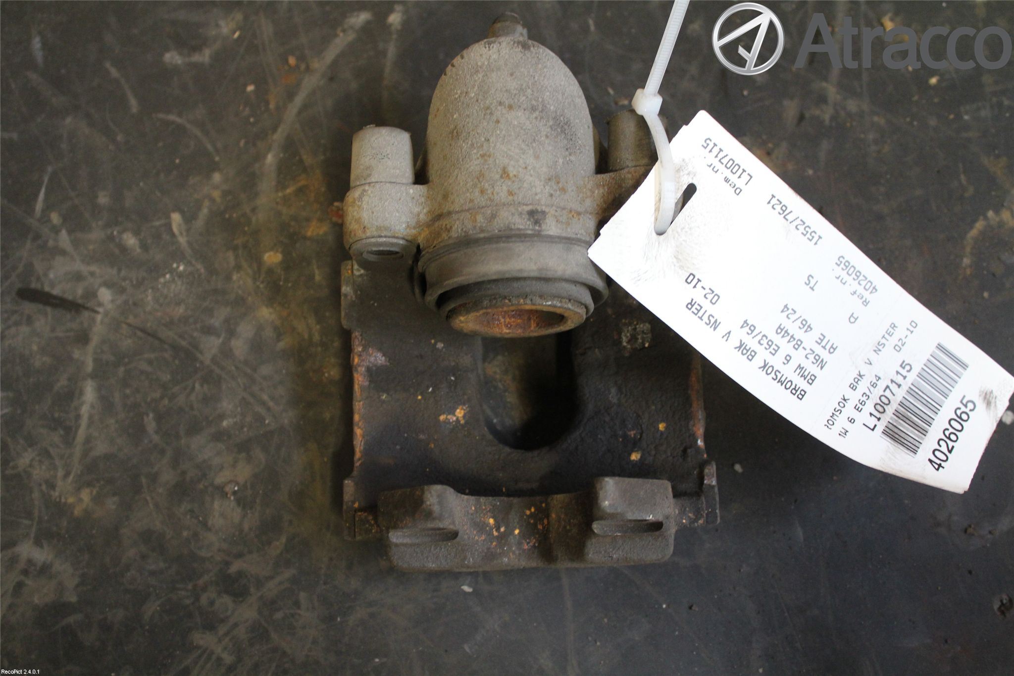 BMW 6 E63/64    02-10 Bromsok Bak Vänster