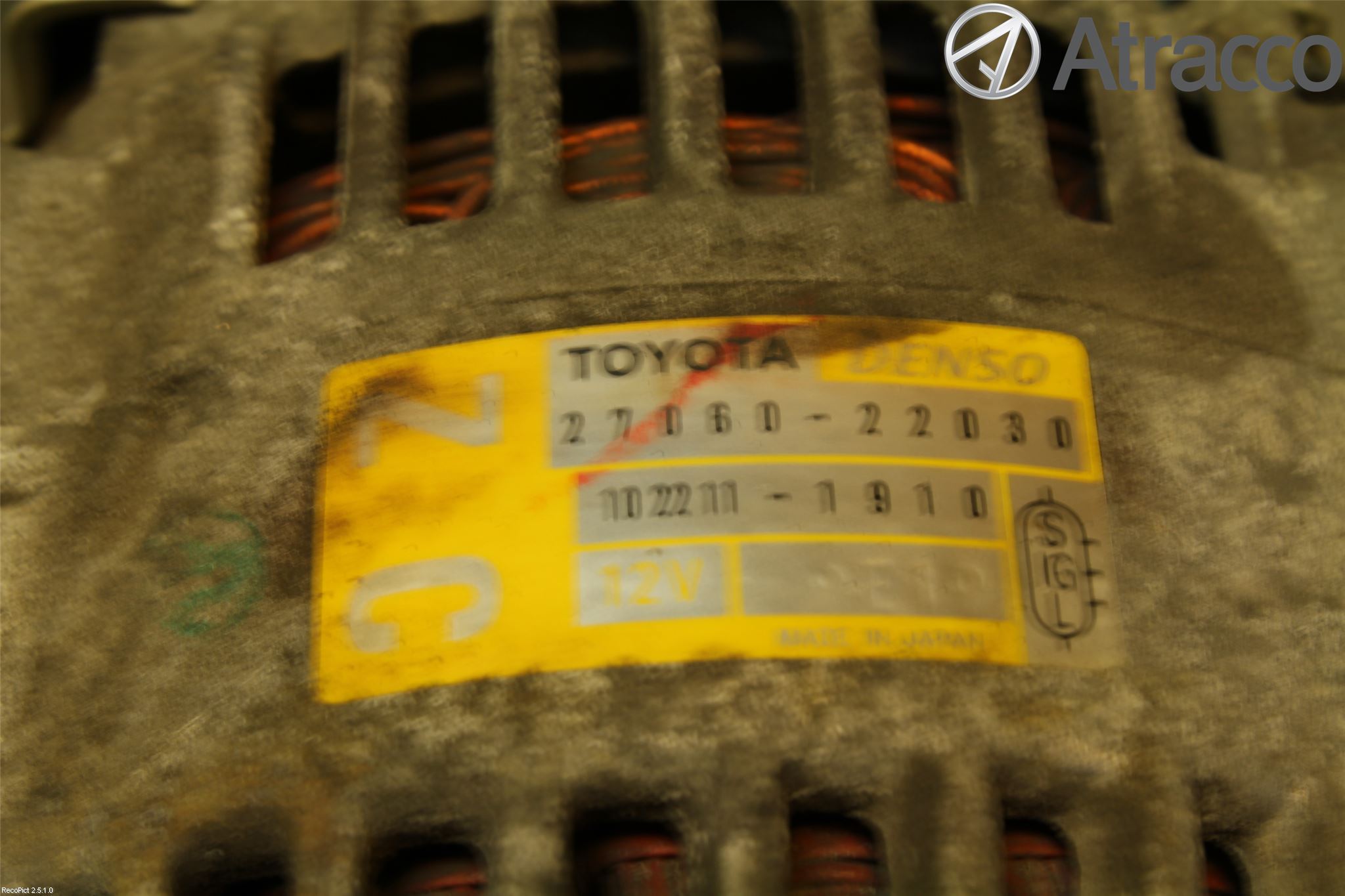 Toyota COROLLA 02-07 Generator