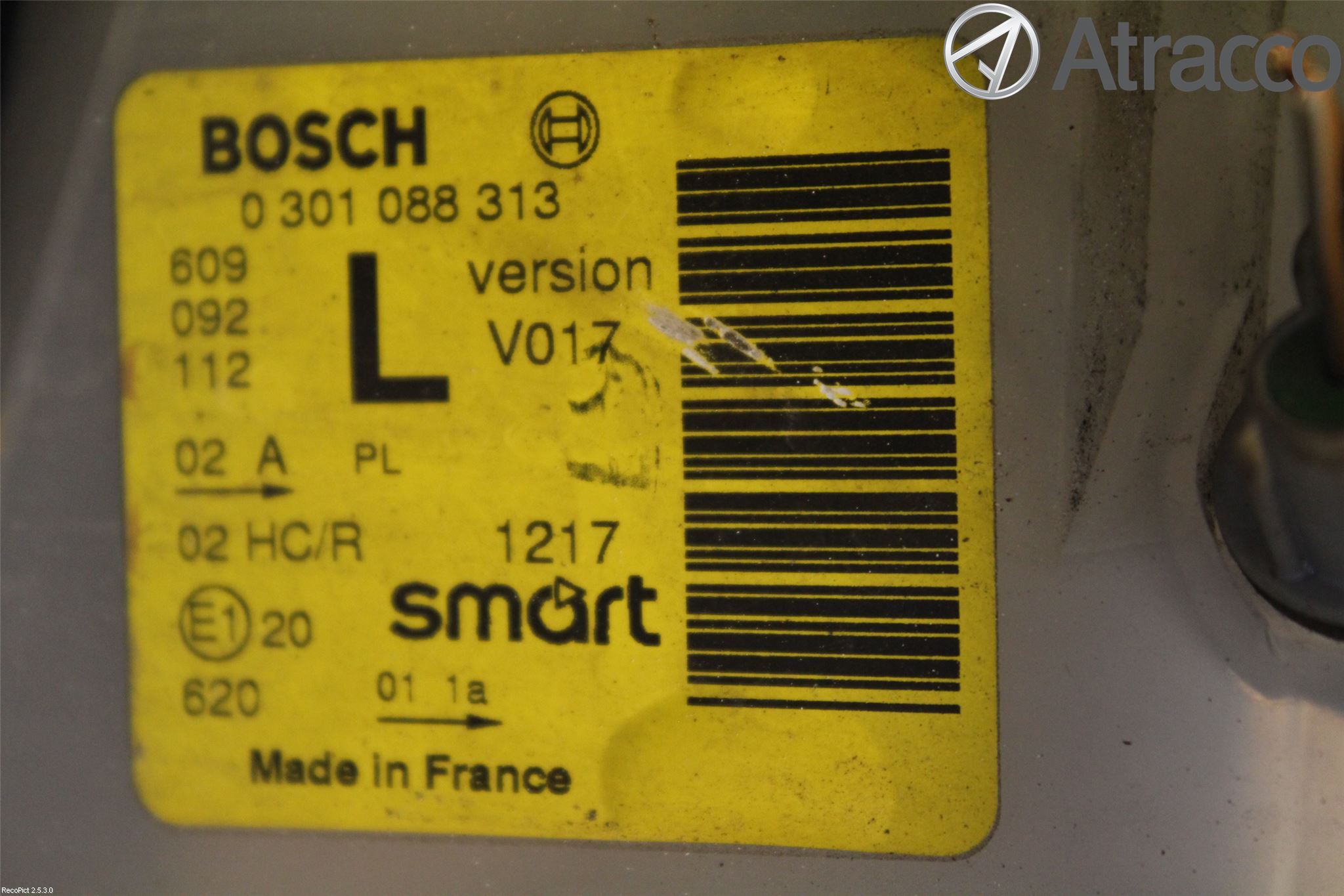 Smart FORTWO I 99-07 Strålkastare Vänster