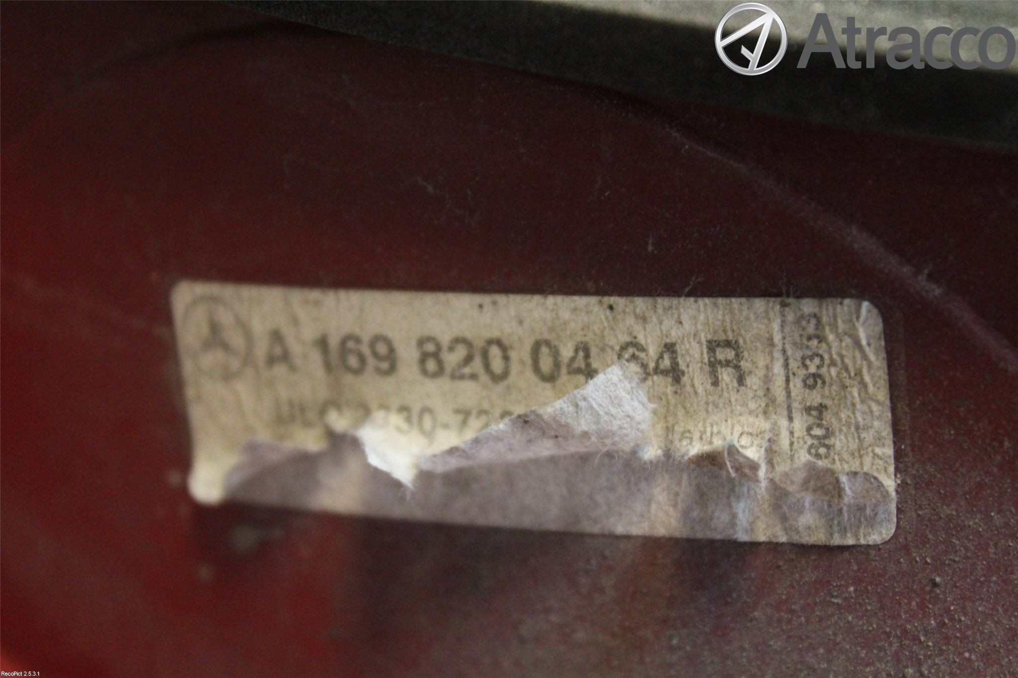 Mercedes-Benz MB A-KLASS (W169) 04-12 Bakljus Höger