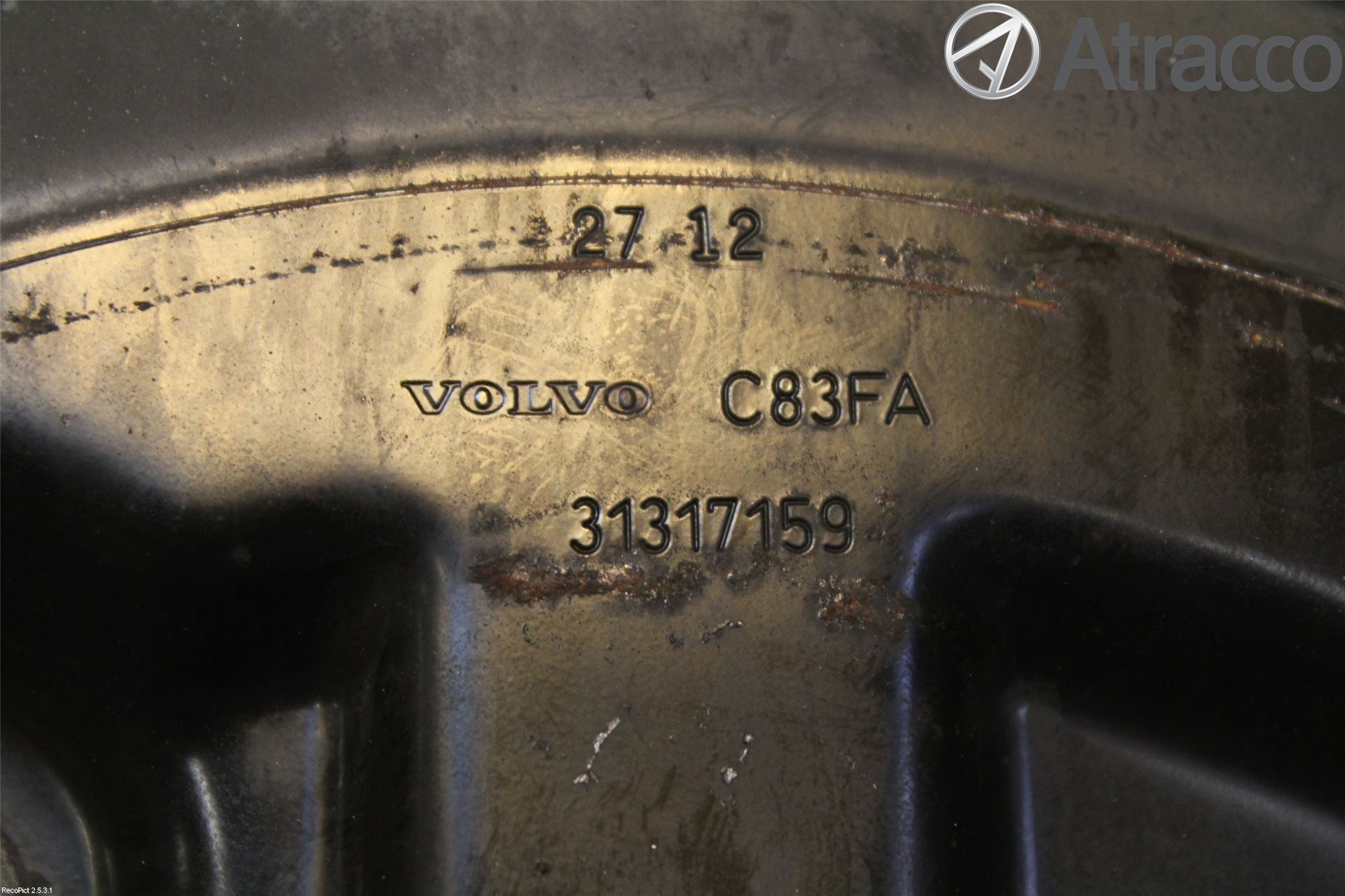 Volvo V40 12-19 Bromssköld Fram