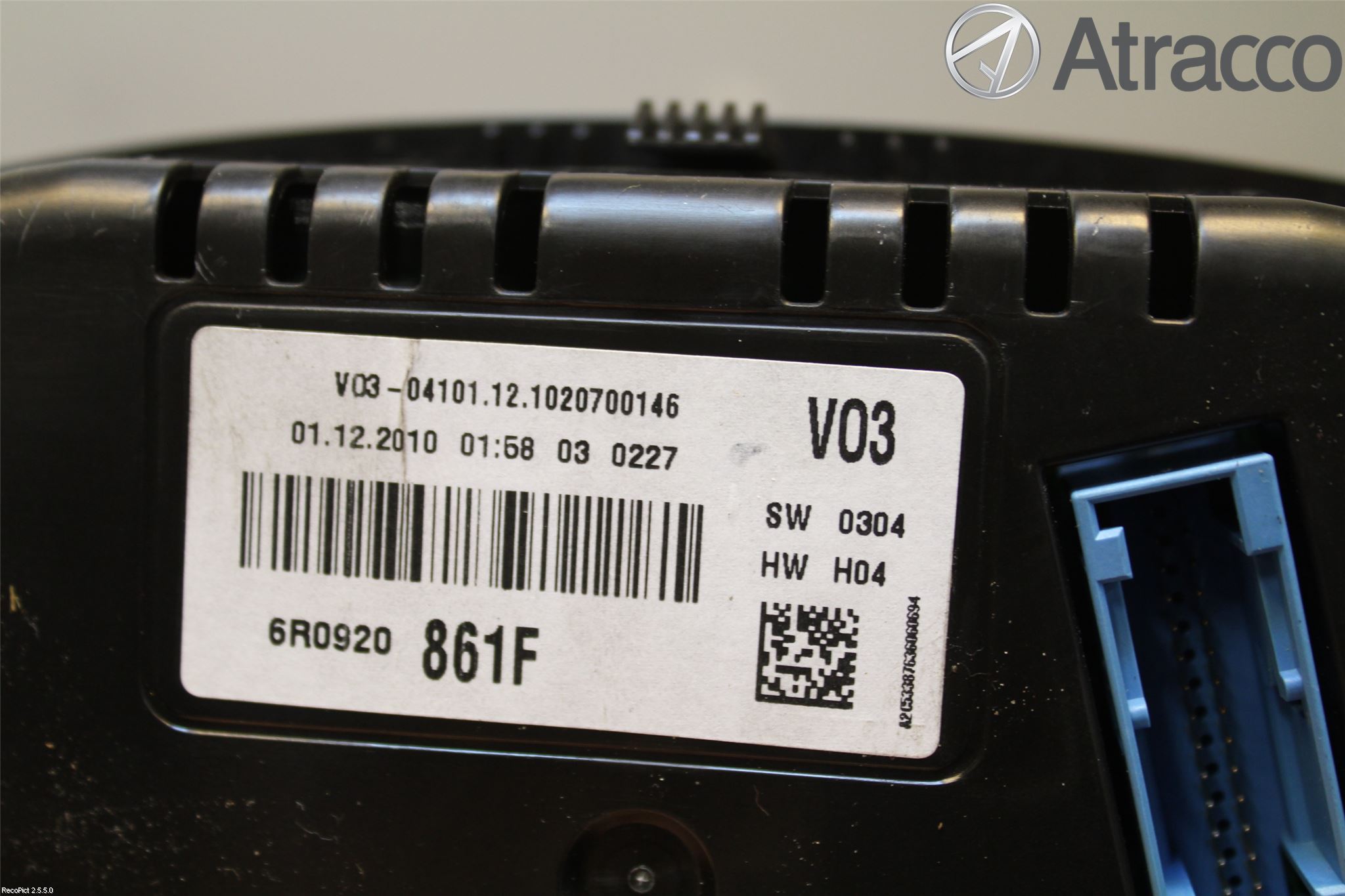 Volkswagen VW POLO 10-17 Instrument Komb
