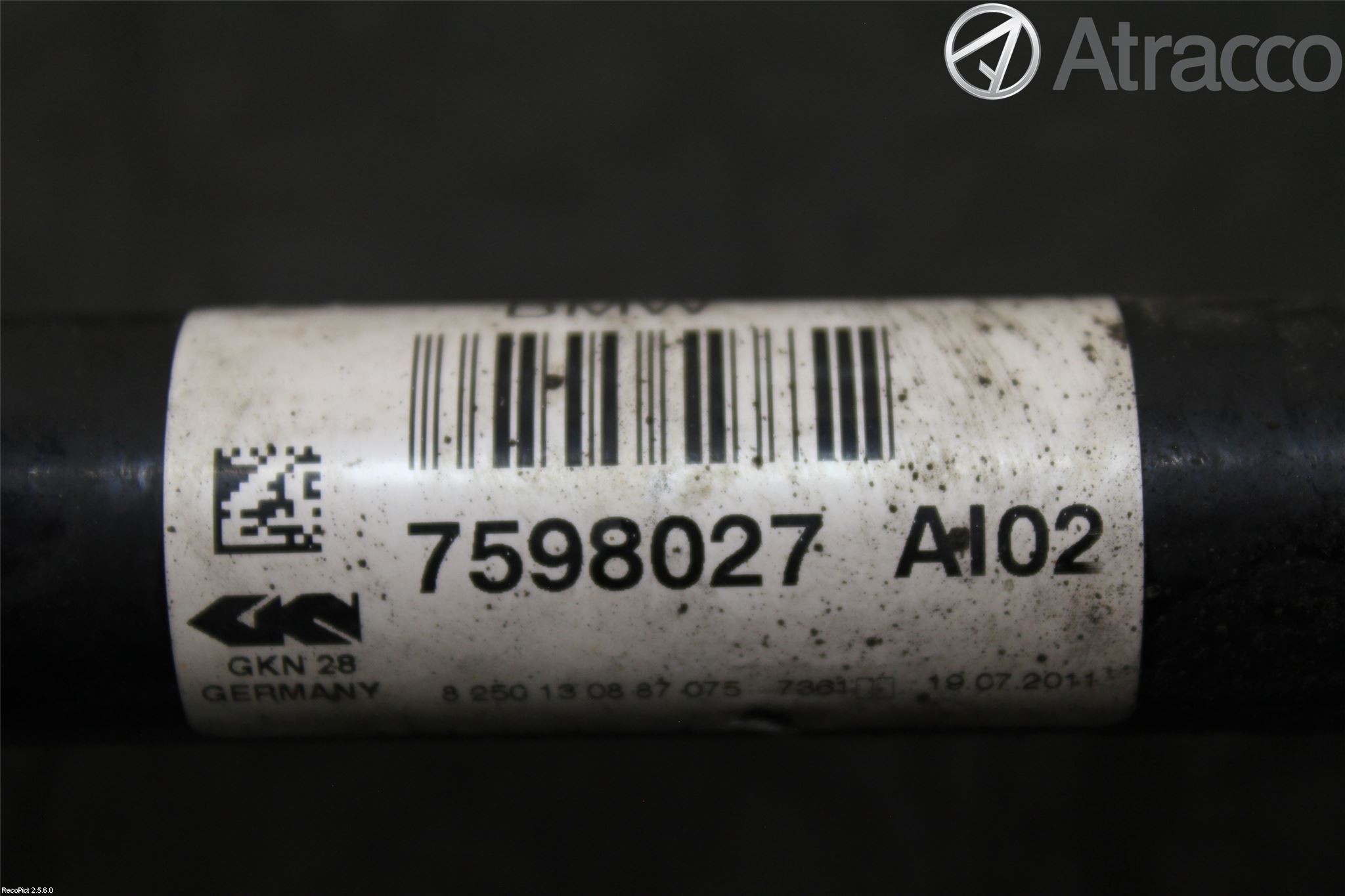 BMW X3 F25 10-17 Drivaxel Fram Vänster