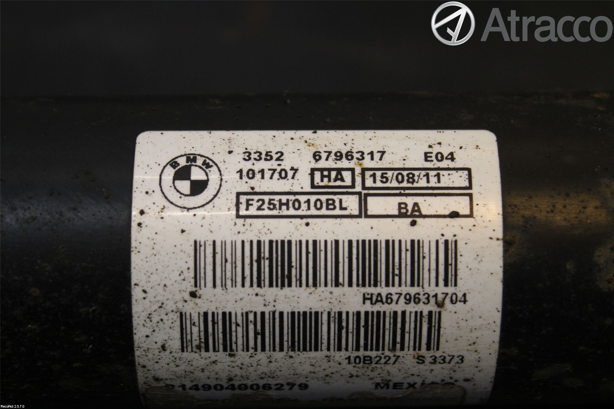 BMW X3 F25 10-17 Stötdämpare Bak