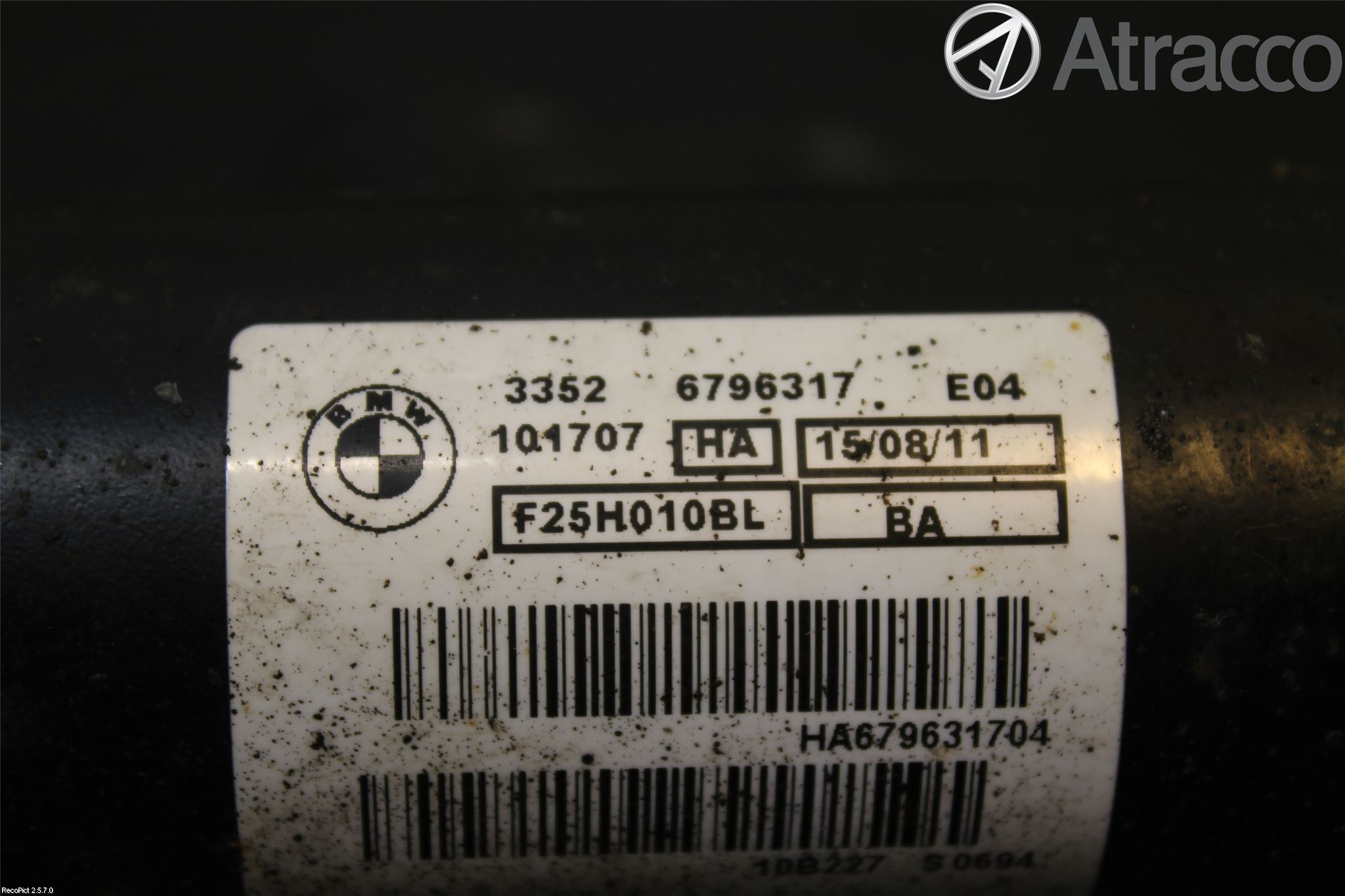 BMW X3 F25 10-17 Stötdämpare Bak
