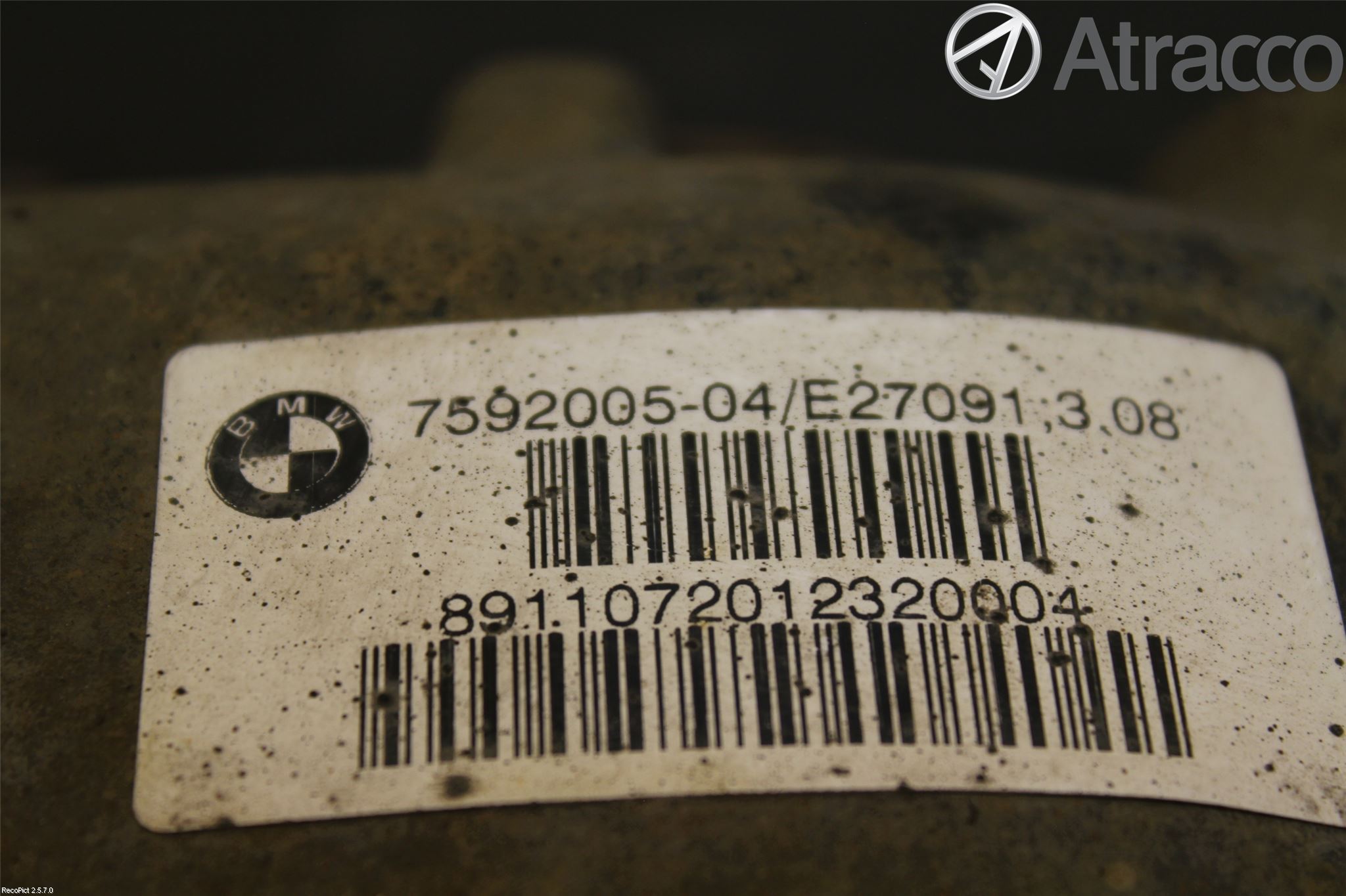 BMW X3 F25 10-17 Bakväxel-Diff