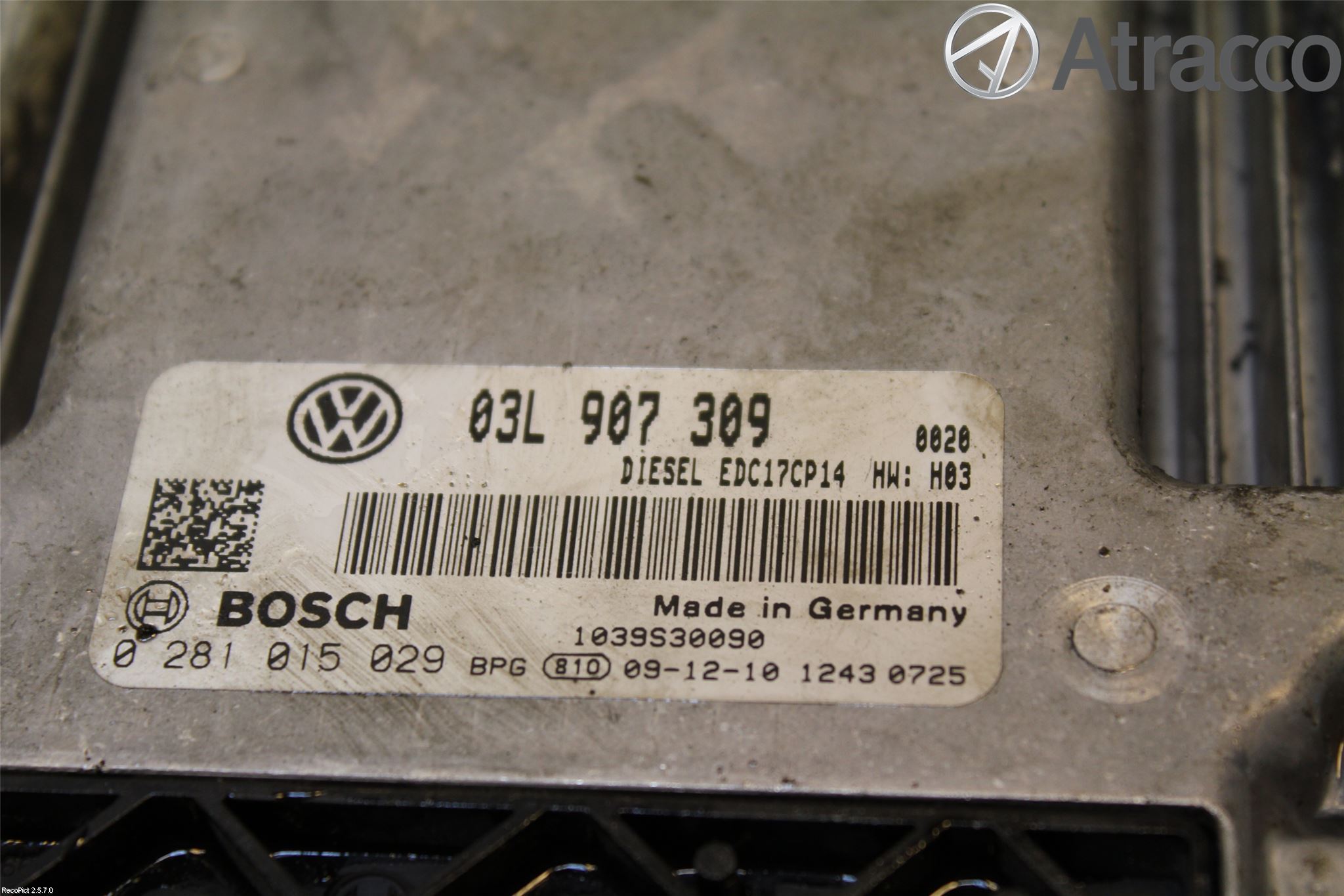Volkswagen VW PASSAT 05-11 Styrenhet Insprut Bensin