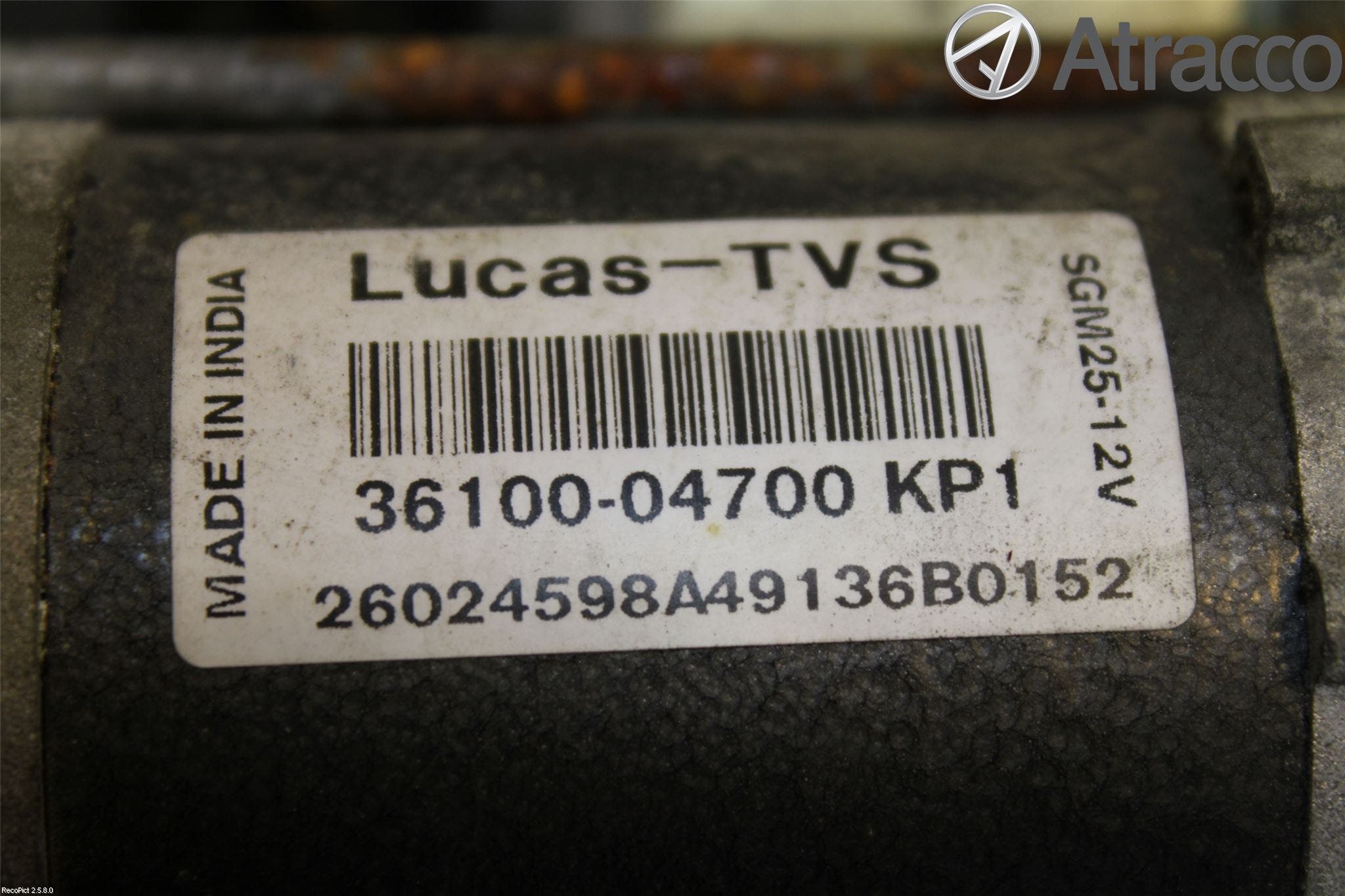 Hyundai i10 BA 14-16 Startmotor