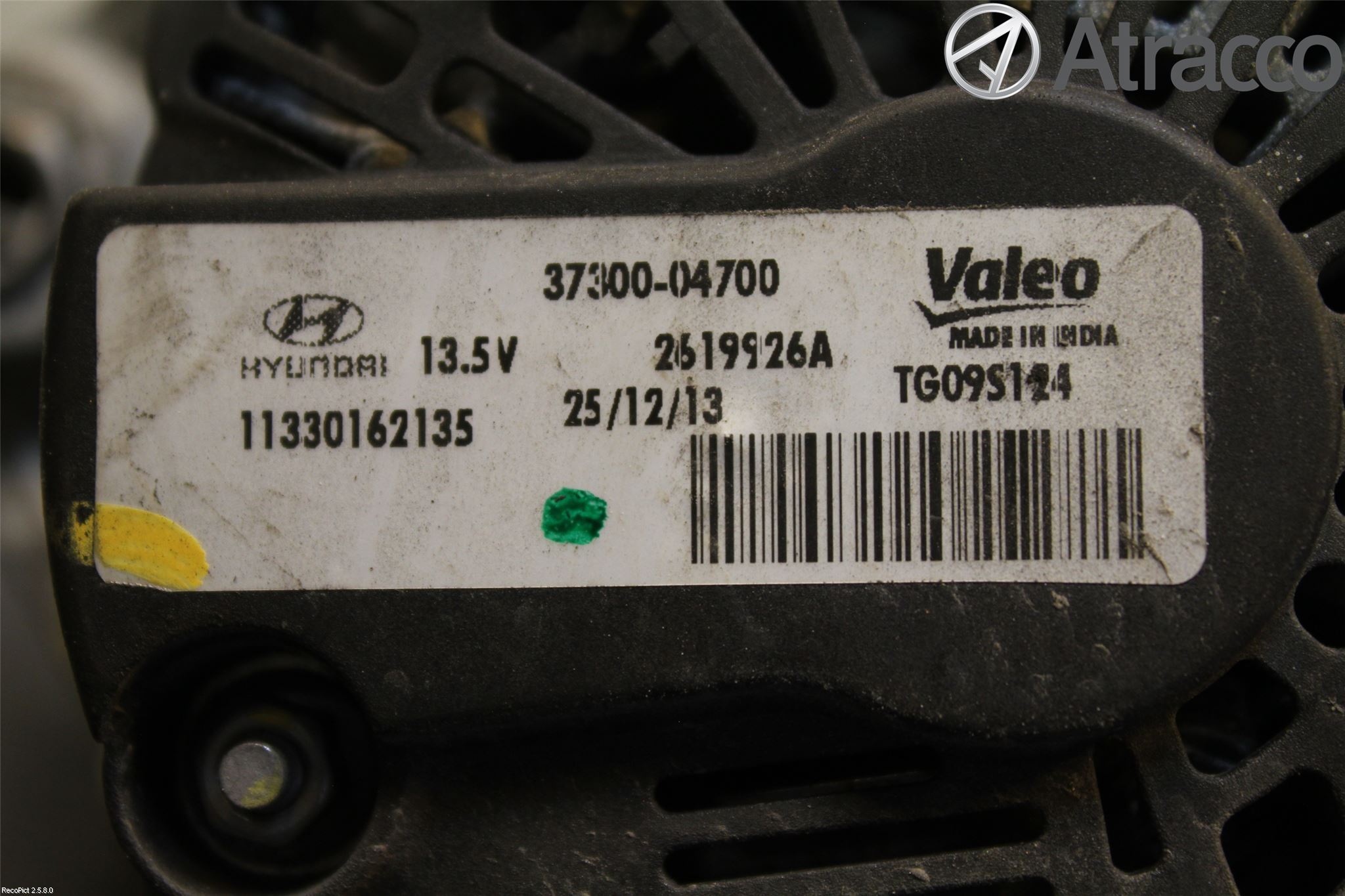Hyundai i10 BA 14-16 Generator