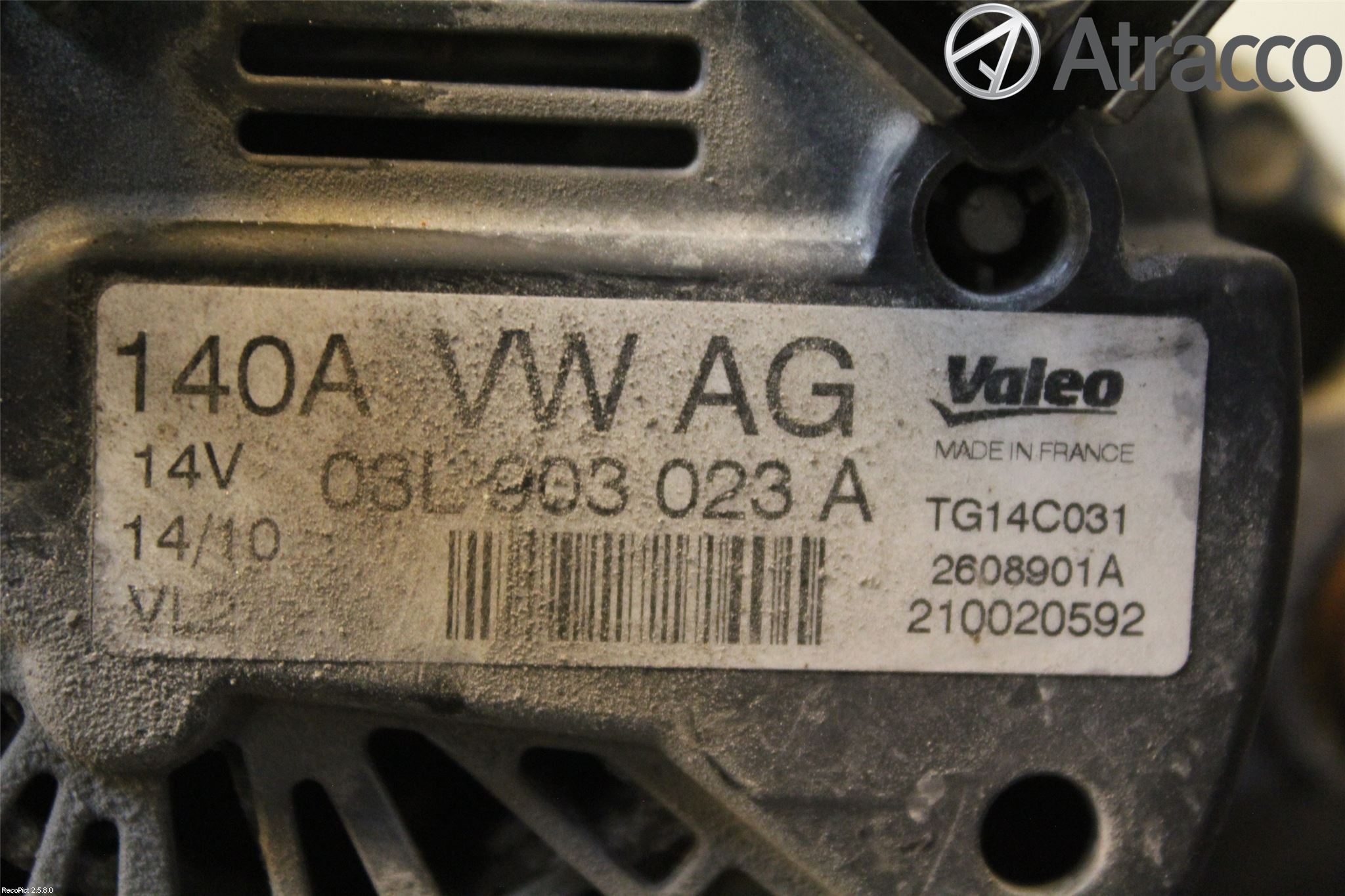 Audi A3/S3 05-13 Generator