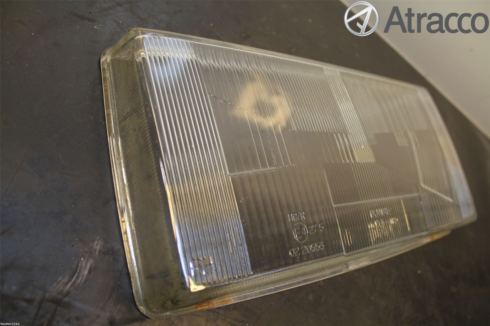 Volvo 740 84-87 Strålkastarglas Hö