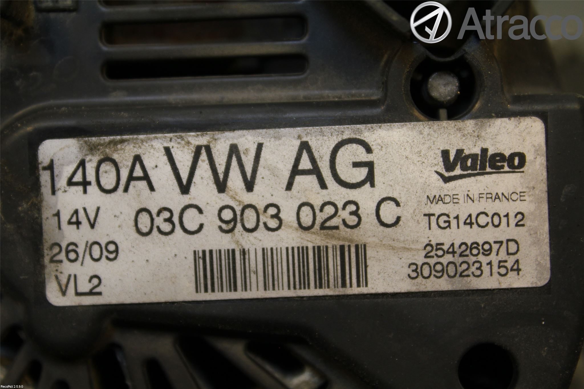 Volkswagen VW PASSAT 05-11 Generator