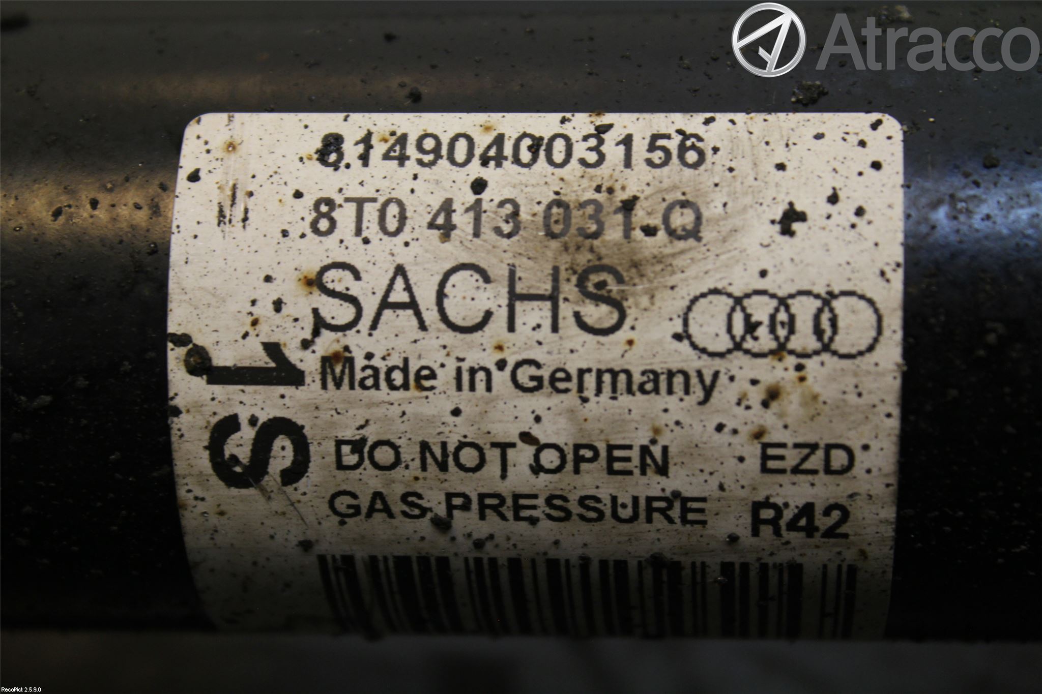 Audi A5 07-16 Fjäderben Fram Vänster