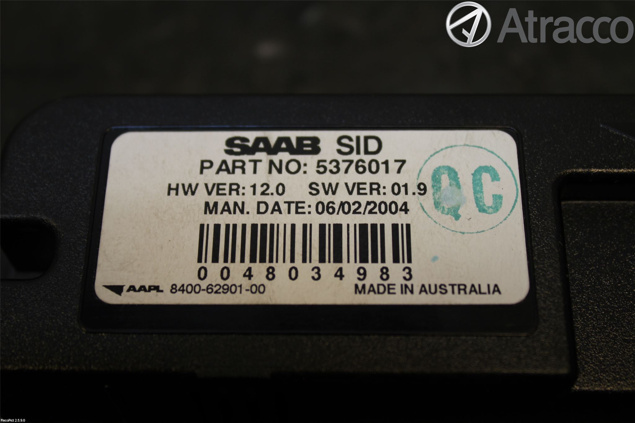 Saab 9-5 -05 Färddator