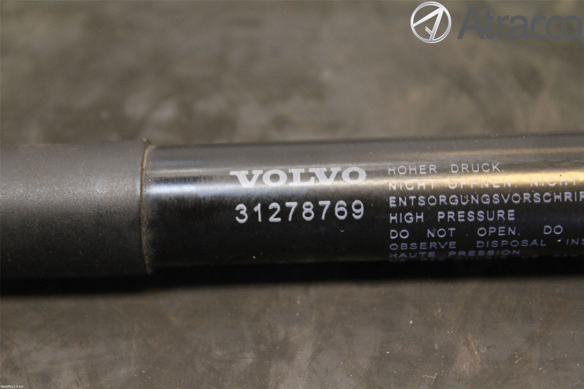 Volvo S60 11-13 Gasfjäder Motorhuv