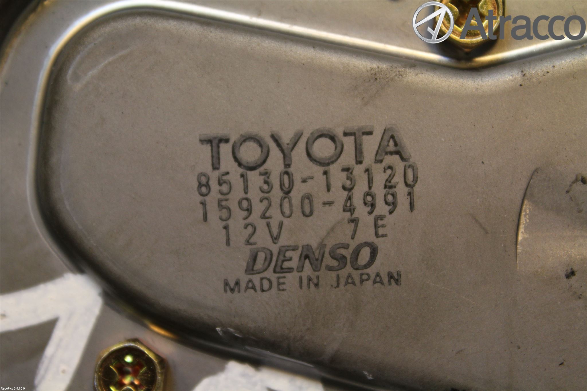 Toyota COROLLA 02-07 Torkarmotor Baklucka