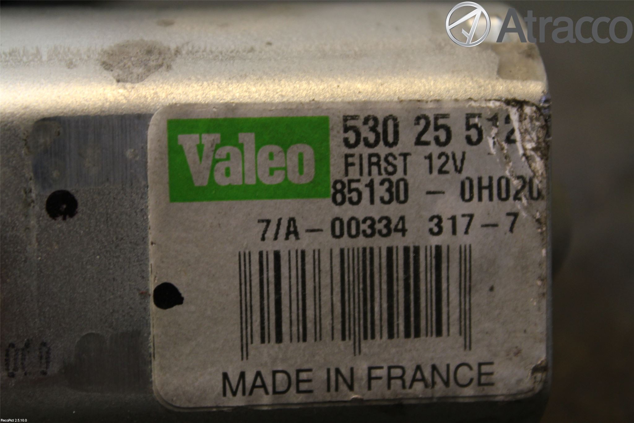 Citroen C1 06-13 Torkarmotor Baklucka
