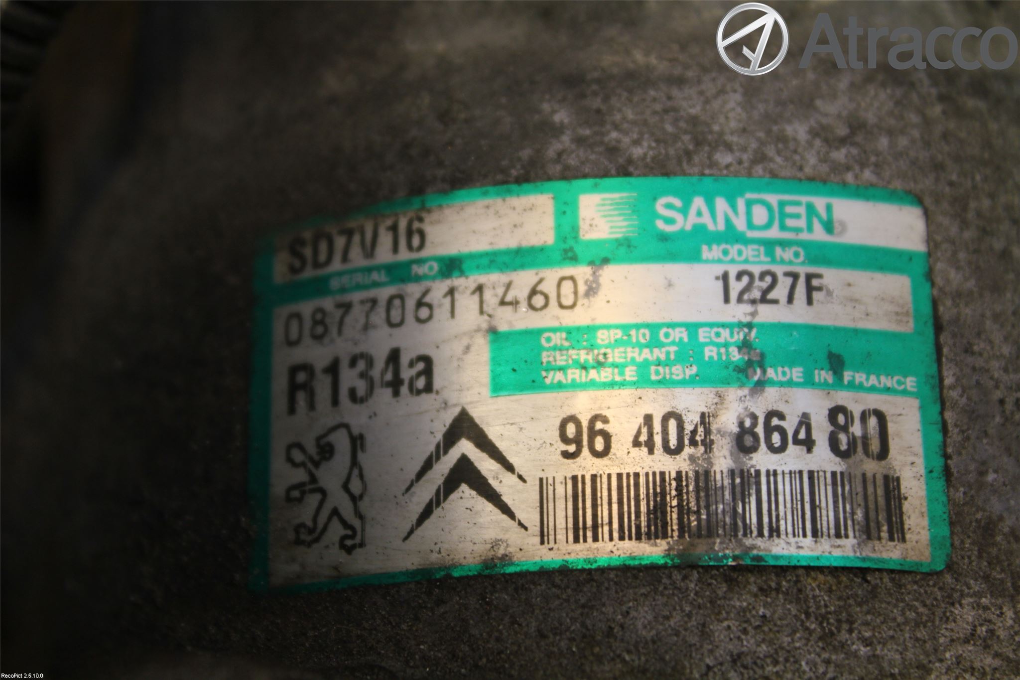 Citroen JUMPY -07 Ac Kompressor