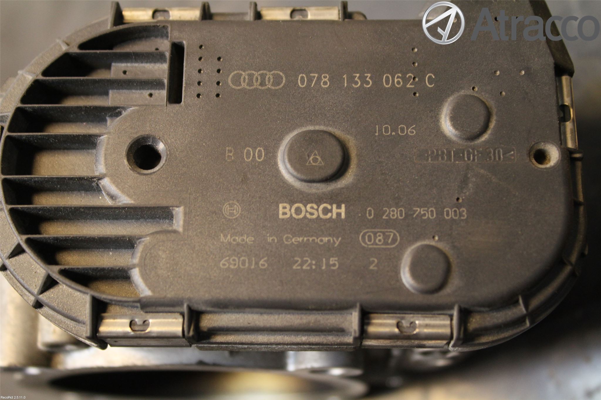 Audi A6/S6     05-11 Injspjällhus