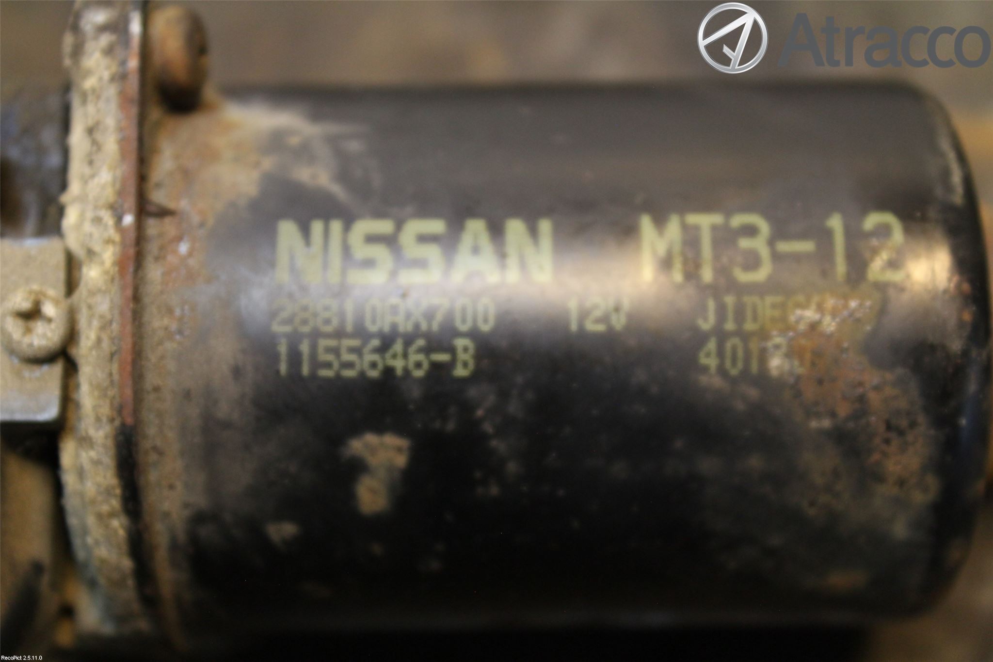 Nissan MICRA 03-07 Torkarmotor Vindruta