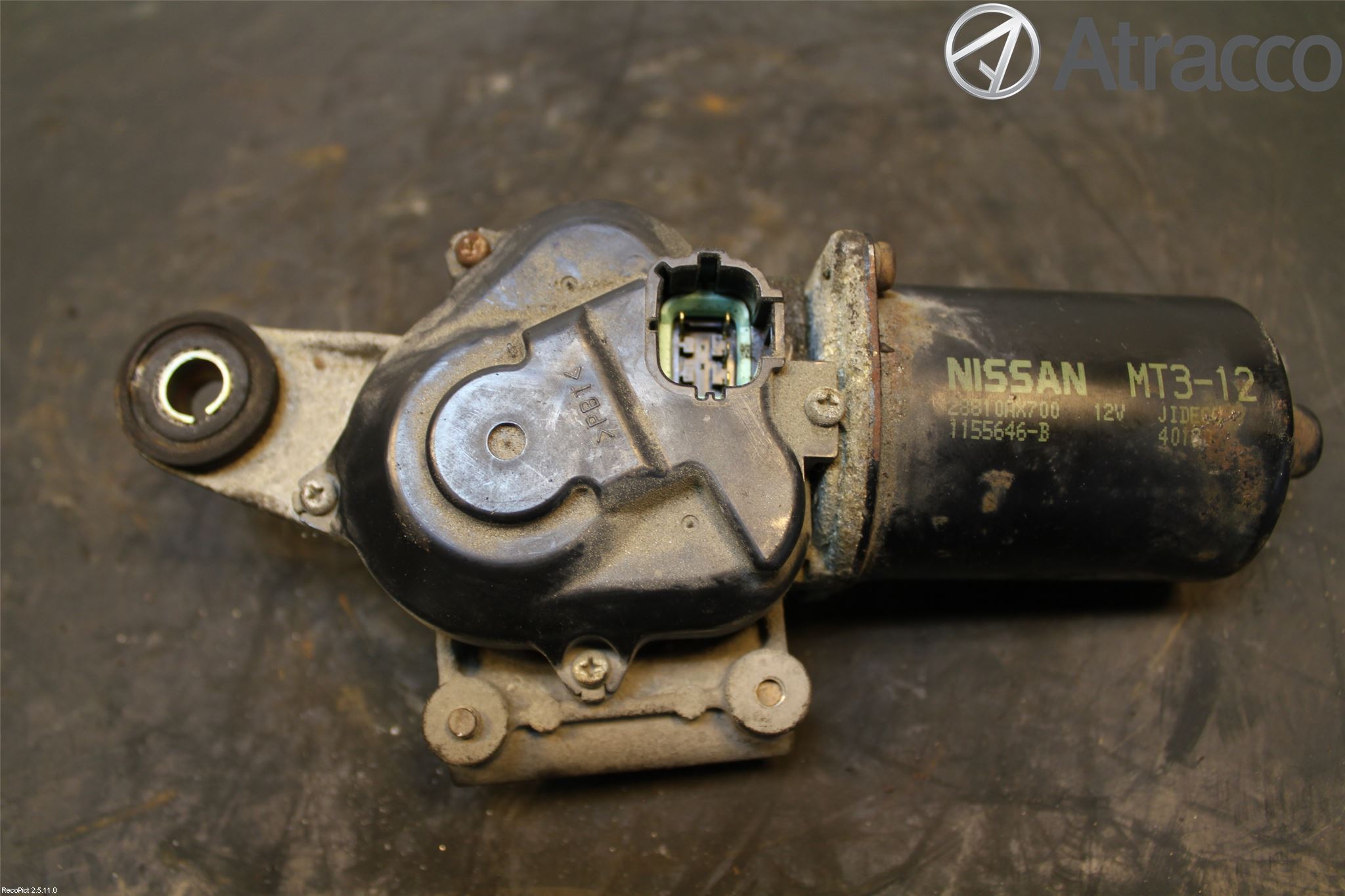 Nissan MICRA 03-07 Torkarmotor Vindruta