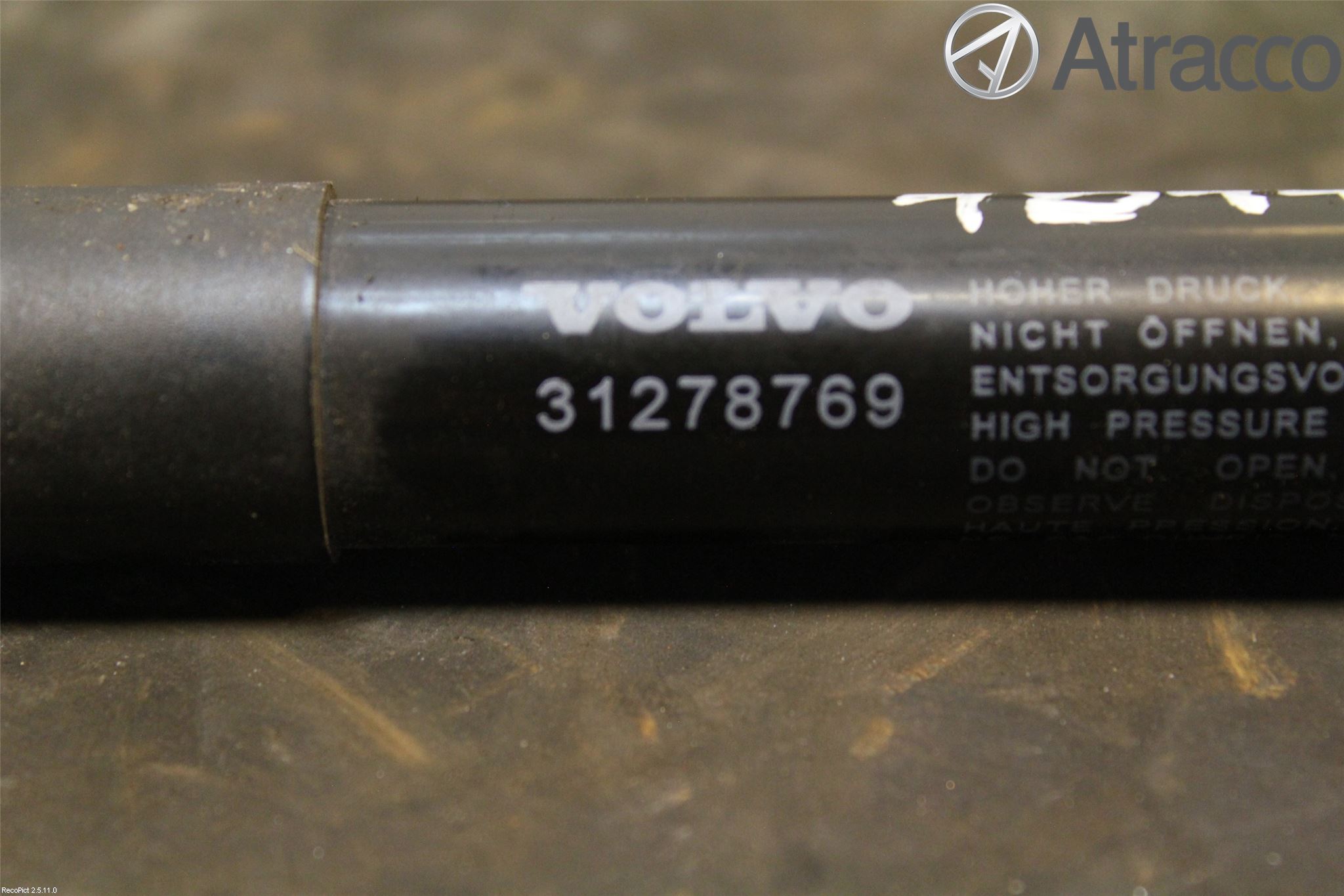 Volvo V60 11-13 Gasfjäder Motorhuv