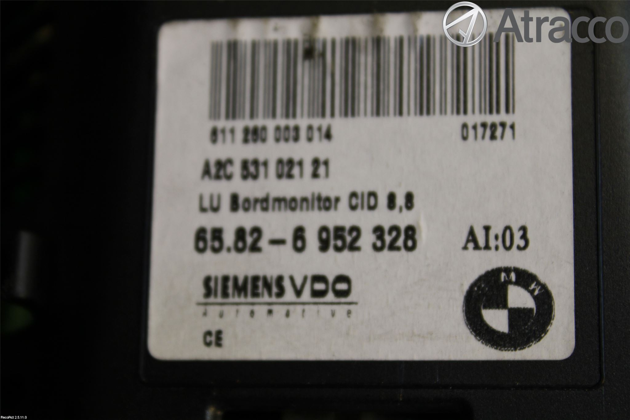 BMW 5 E60/61 Sed/Tou 02-10 Instrument Komb