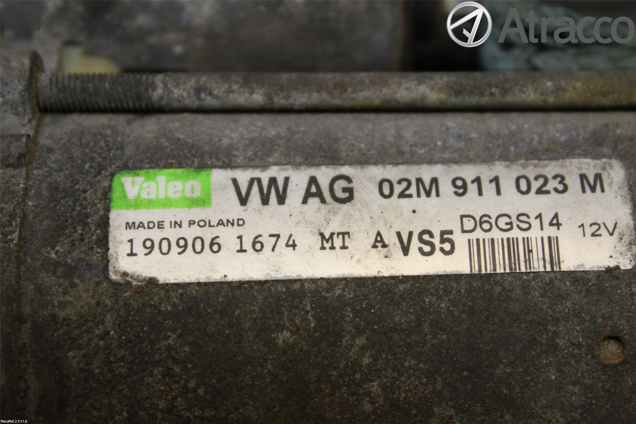 Volkswagen VW GOLF V 04-09 Startmotor