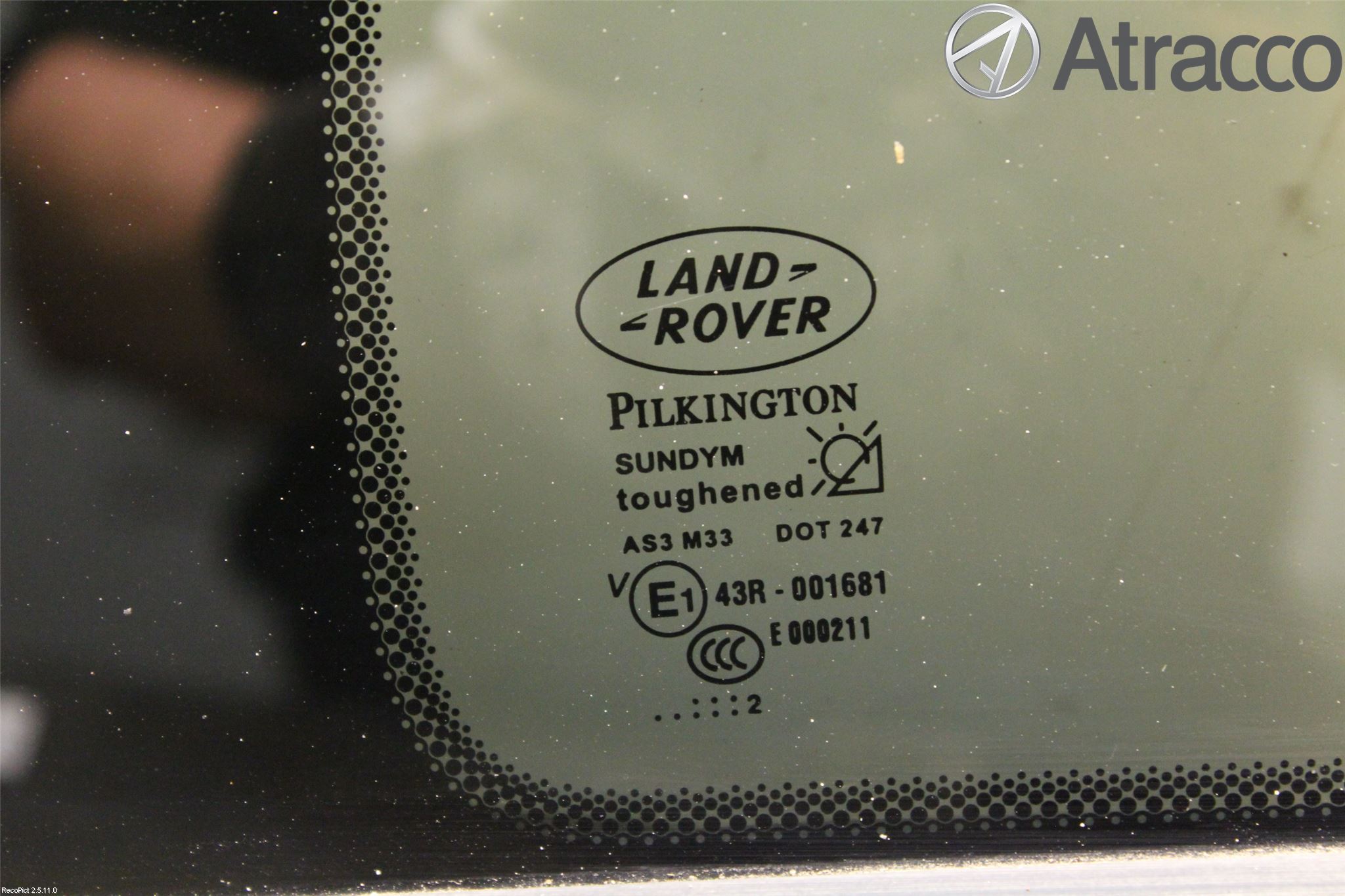 Landrover RANGE ROVER SPORT (L320) 10-13 Dörruta Bak Lilla Hö