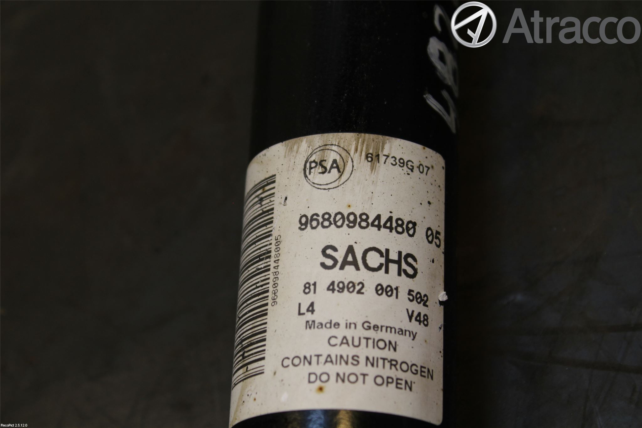 Peugeot PARTNER 08-15 Stötdämpare Bak