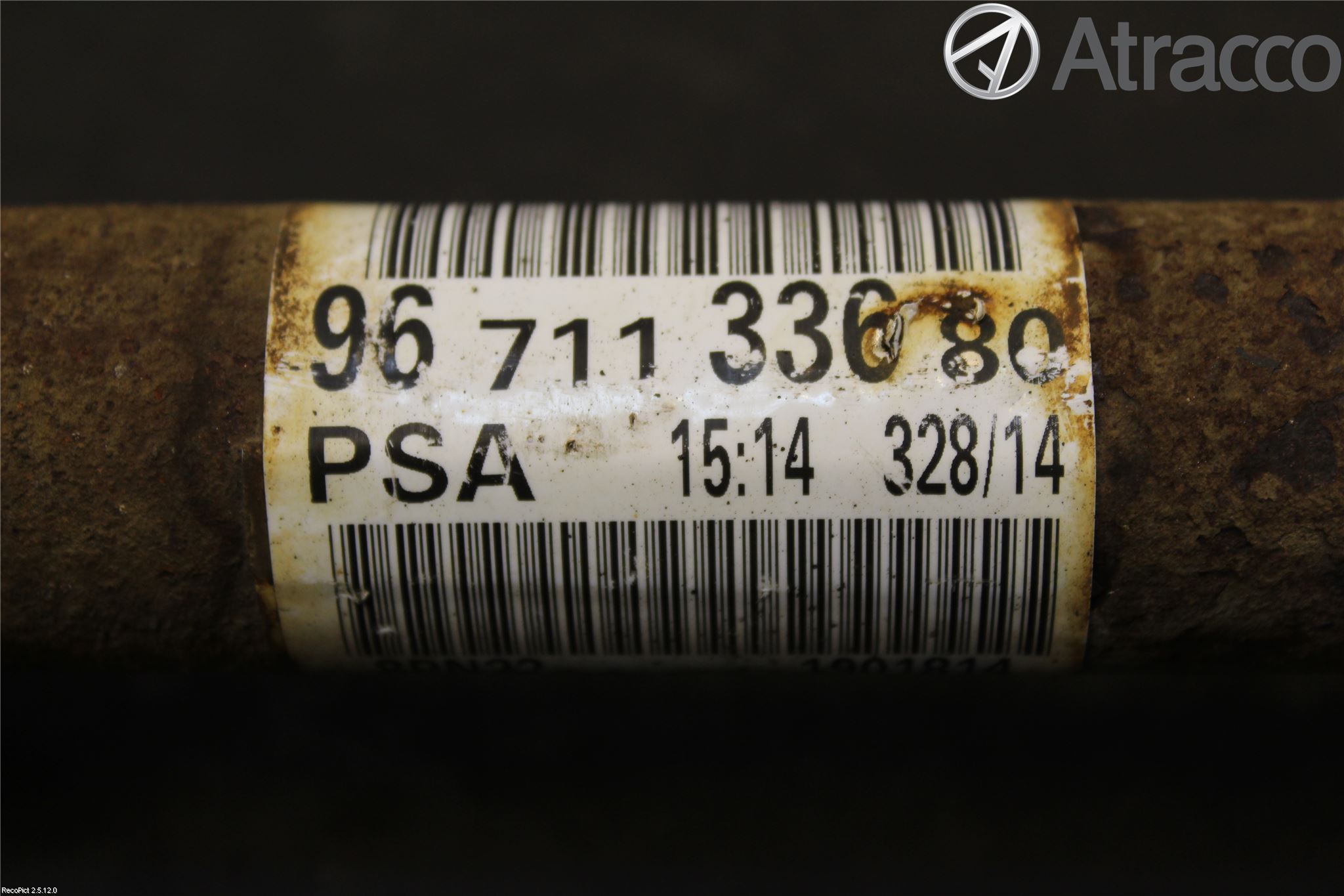 Peugeot PARTNER 08-15 Drivaxel Fram Höger