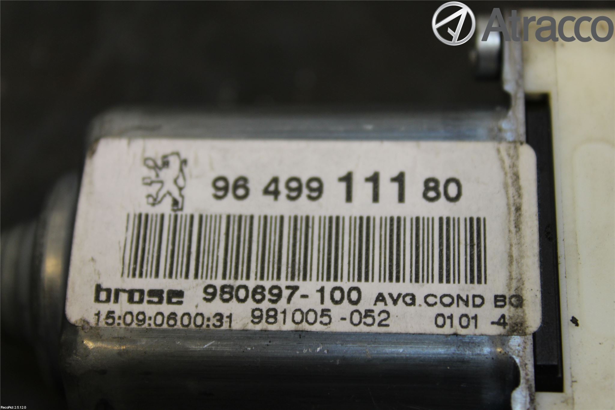 Peugeot 307     05-08 Fönsterhissmotor