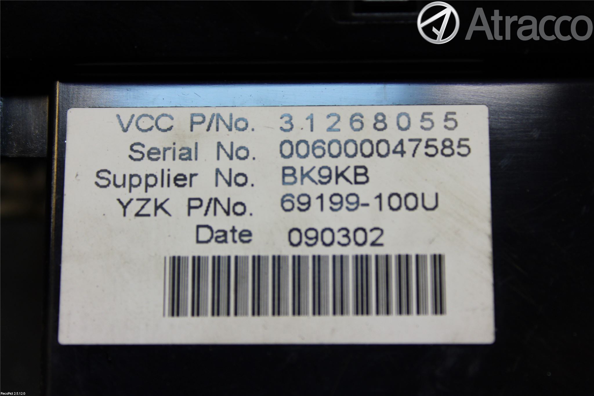Volvo V50 08-12 Färddator