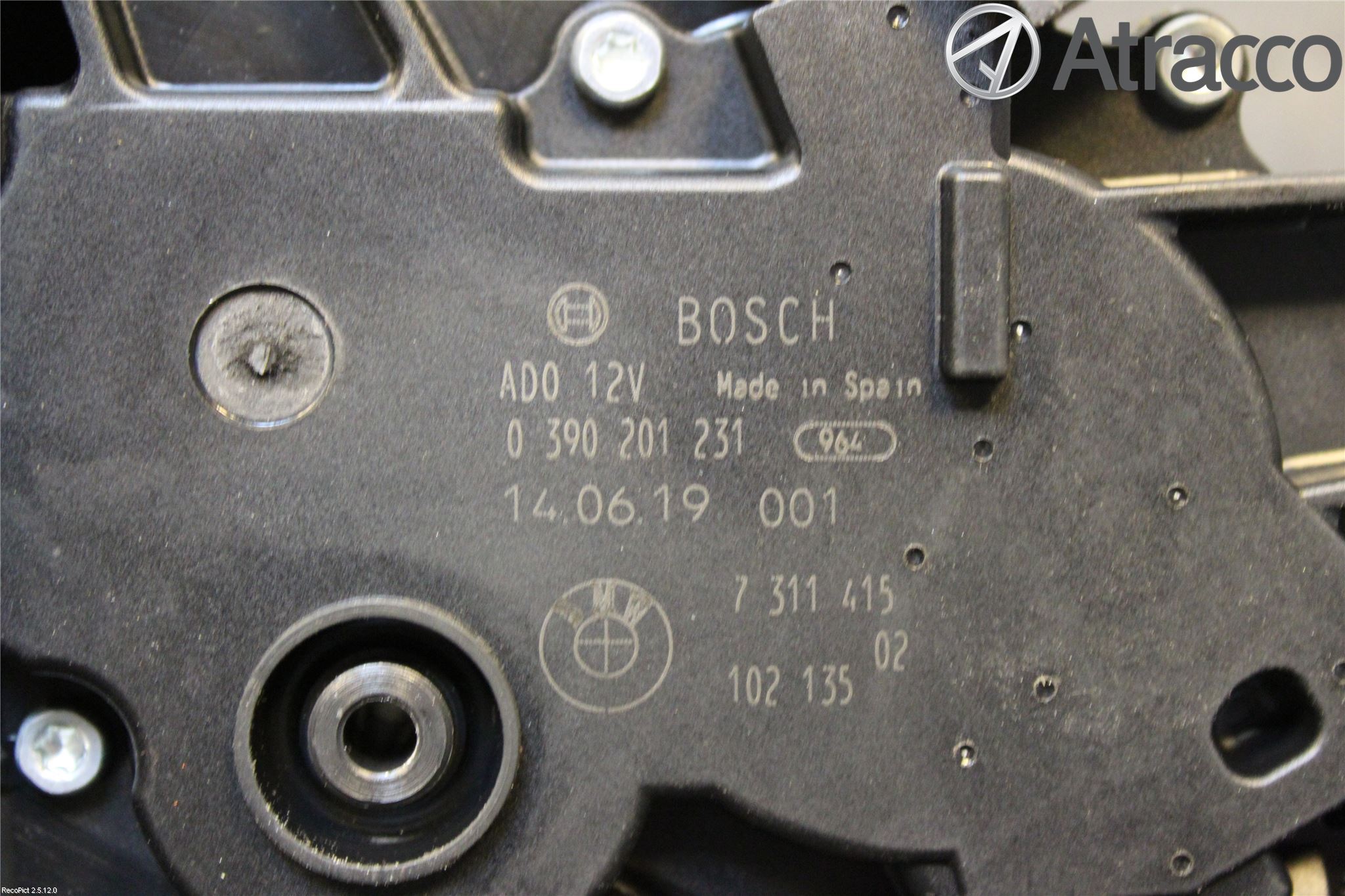 BMW 5 F10/F11/F18 09-17 Torkarmotor Baklucka