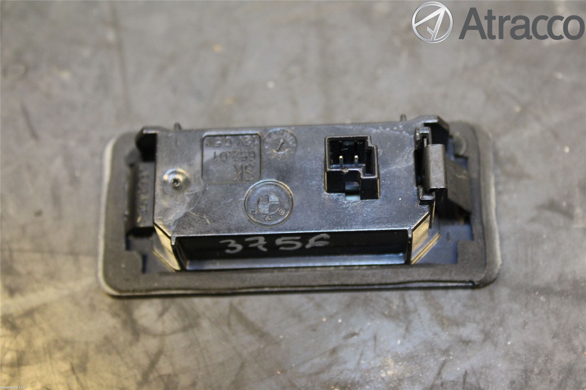 BMW 5 F10/F11/F18 09-17 Skylt Belysning