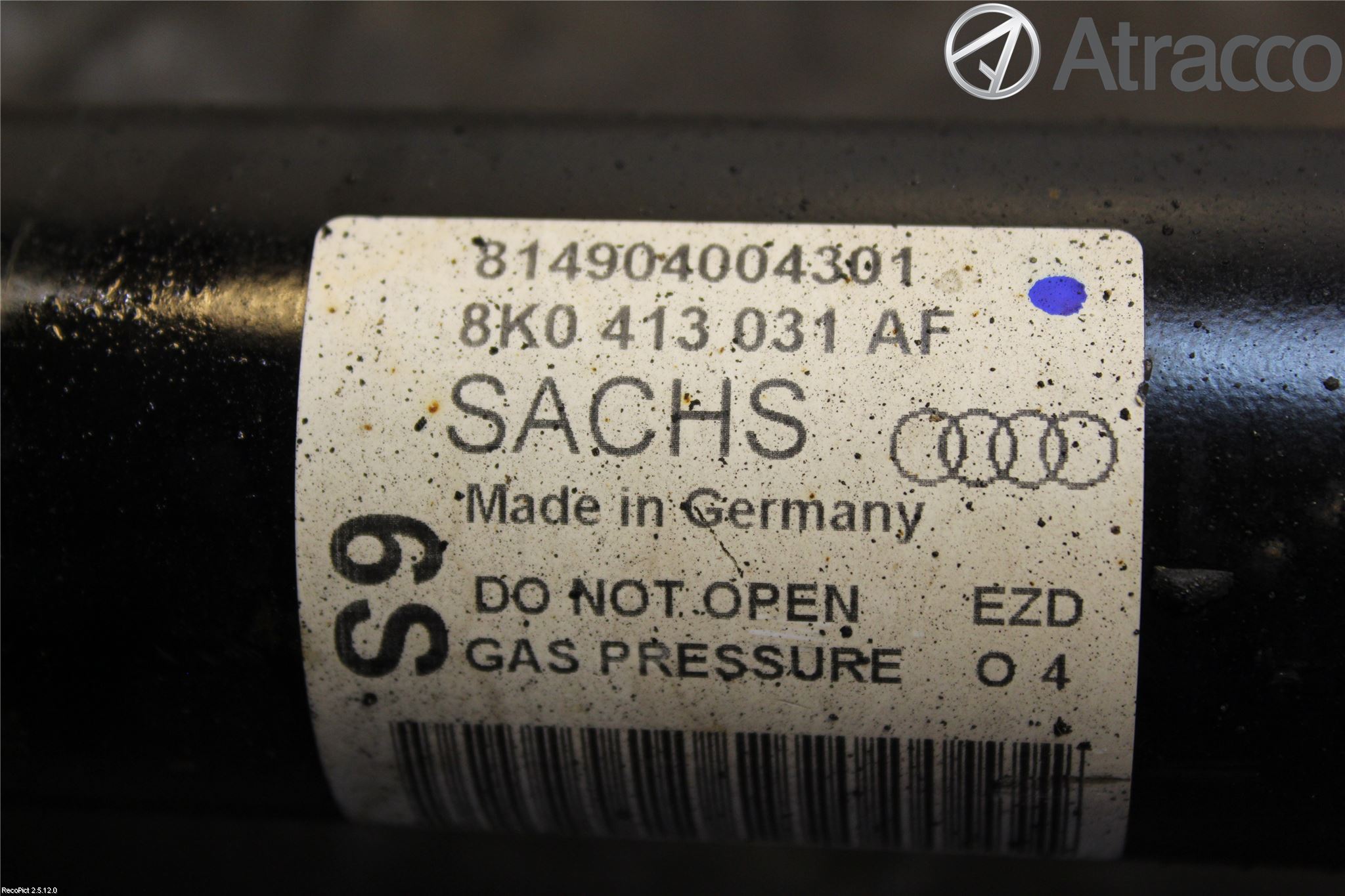 Audi A4/S4 08-11 Fjäderben Fram Vänster