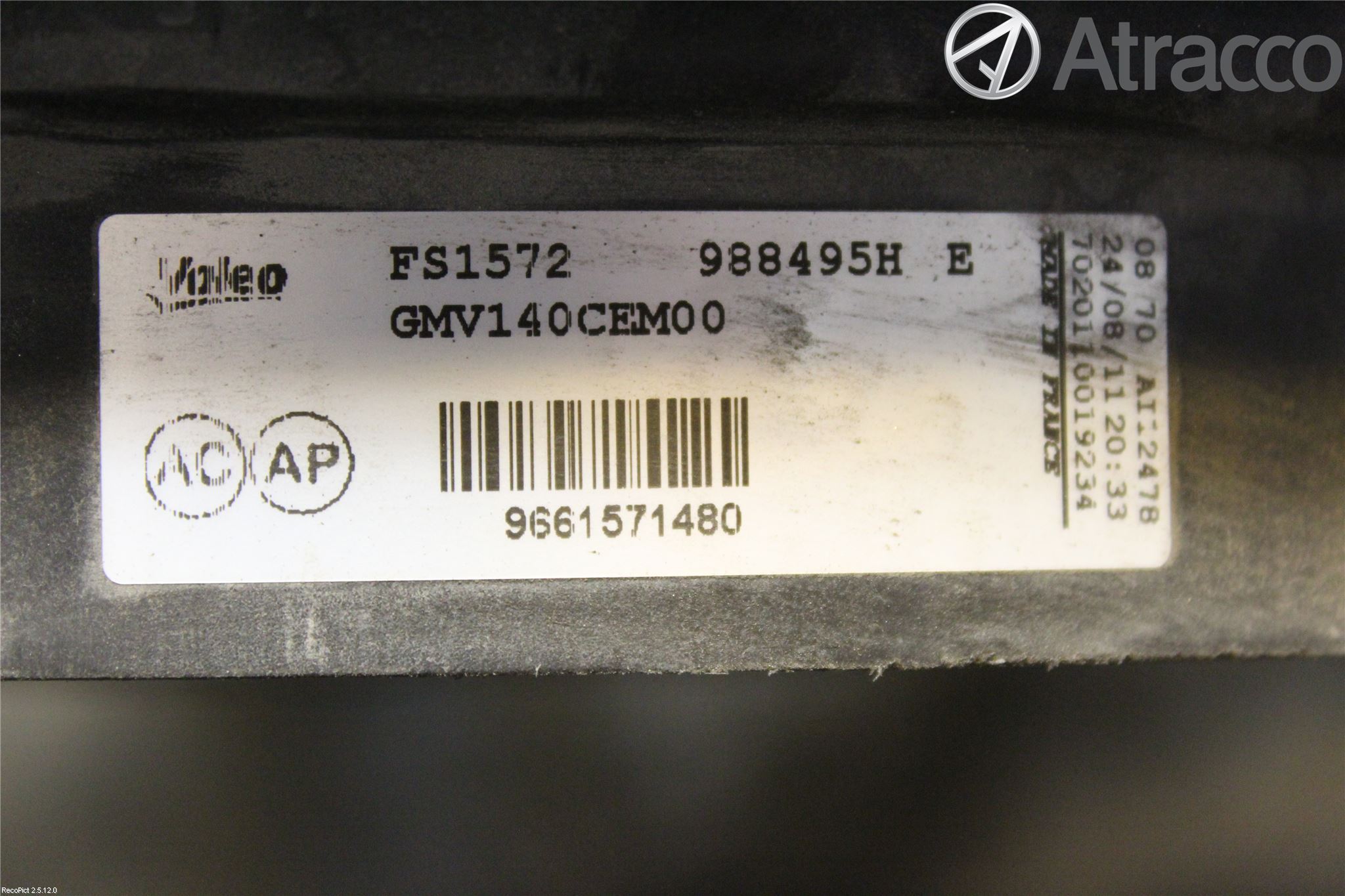 Peugeot 308 08-13 Kylfläkt El