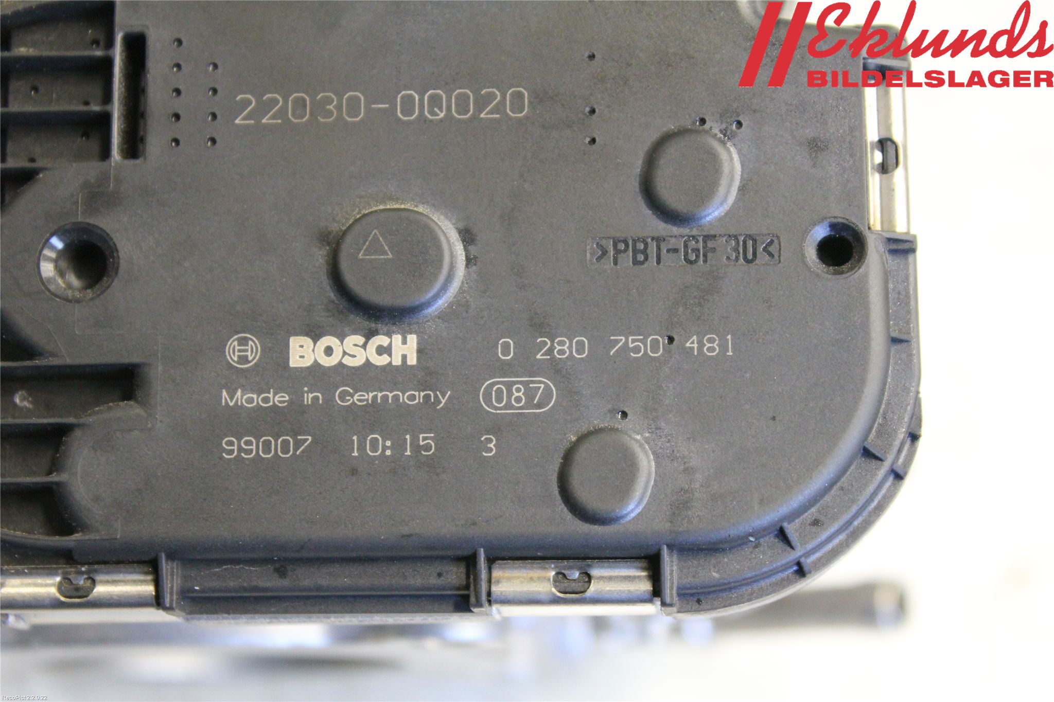 Toyota AYGO 06-14 Injspjällhus