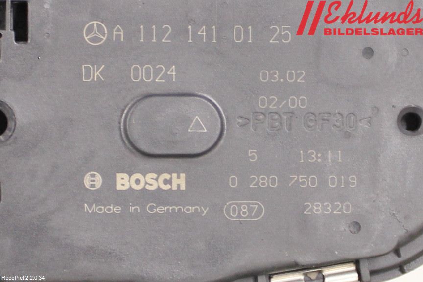 Mercedes-Benz MB E-KLASS (W211) 02-09 Injspjällhus