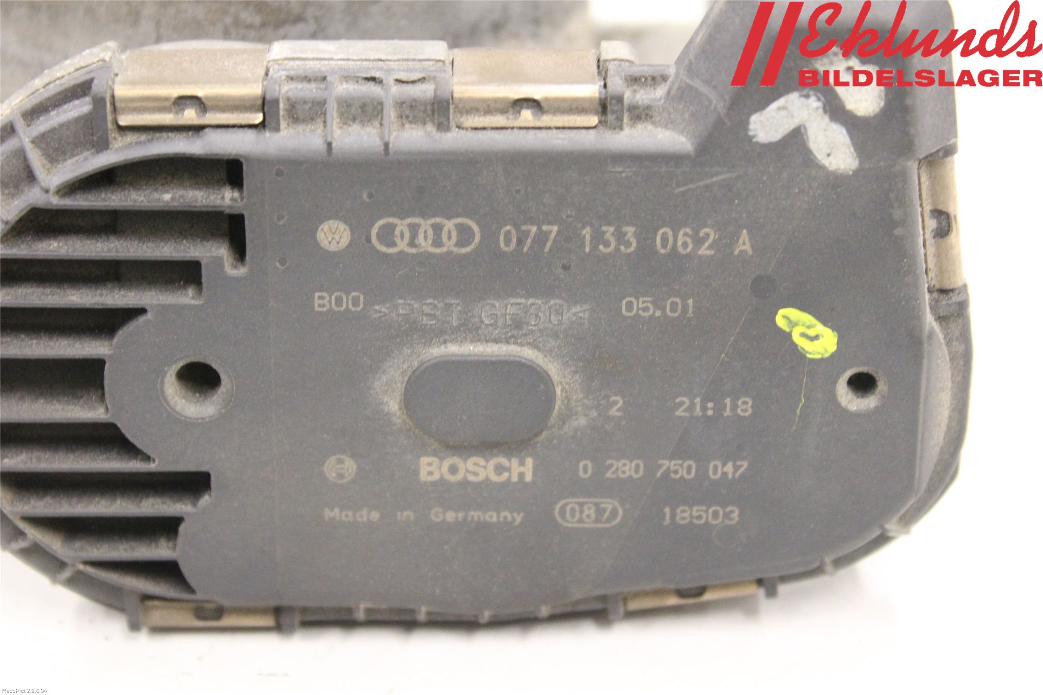 Audi A8/S8 4D 94-02 Injspjällhus