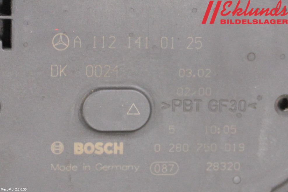 Mercedes-Benz MB E-KLASS (W211) 02-09 Injspjällhus