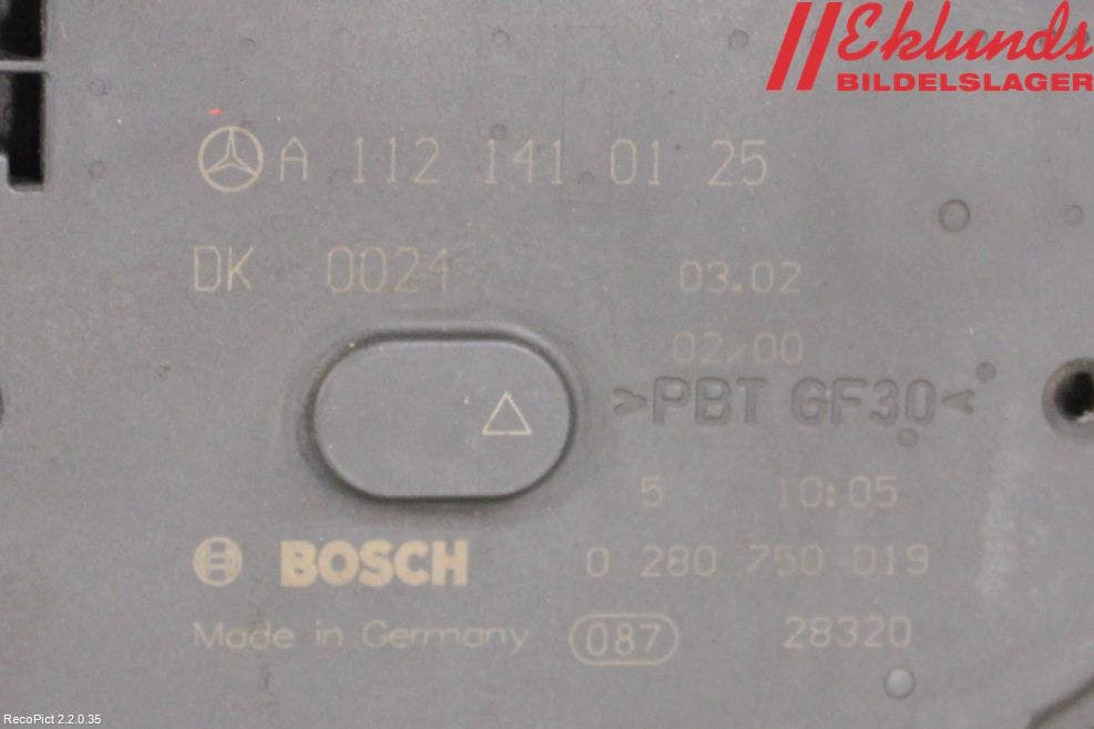 Mercedes-Benz MB E-KLASS (W211) 02-09 Injspjällhus