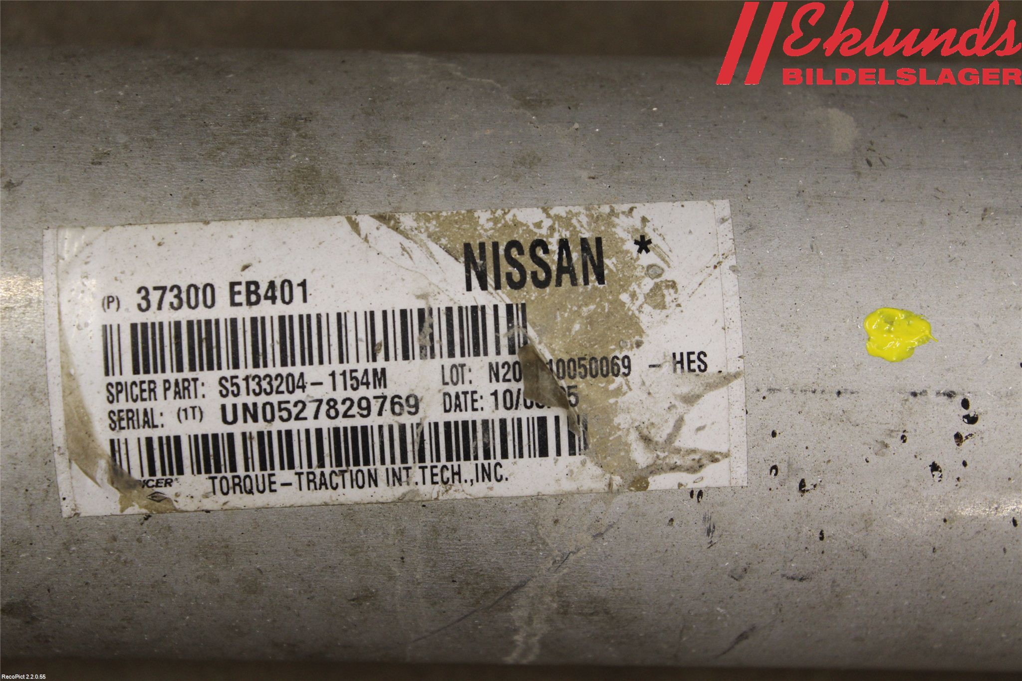 Nissan NAVARA 05-16 Mellanaxel Bakre