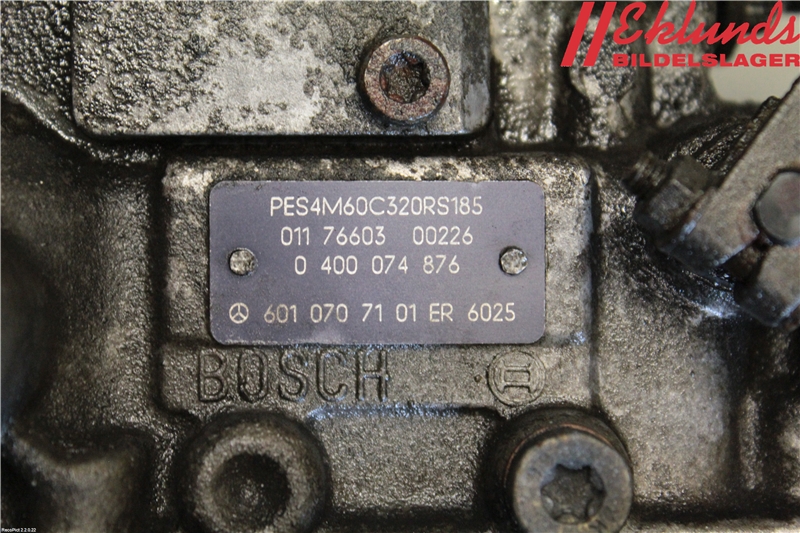 Mercedes-Benz MB VITO/VIANO (W638) 96-03 Bränsle Insppump Diesel