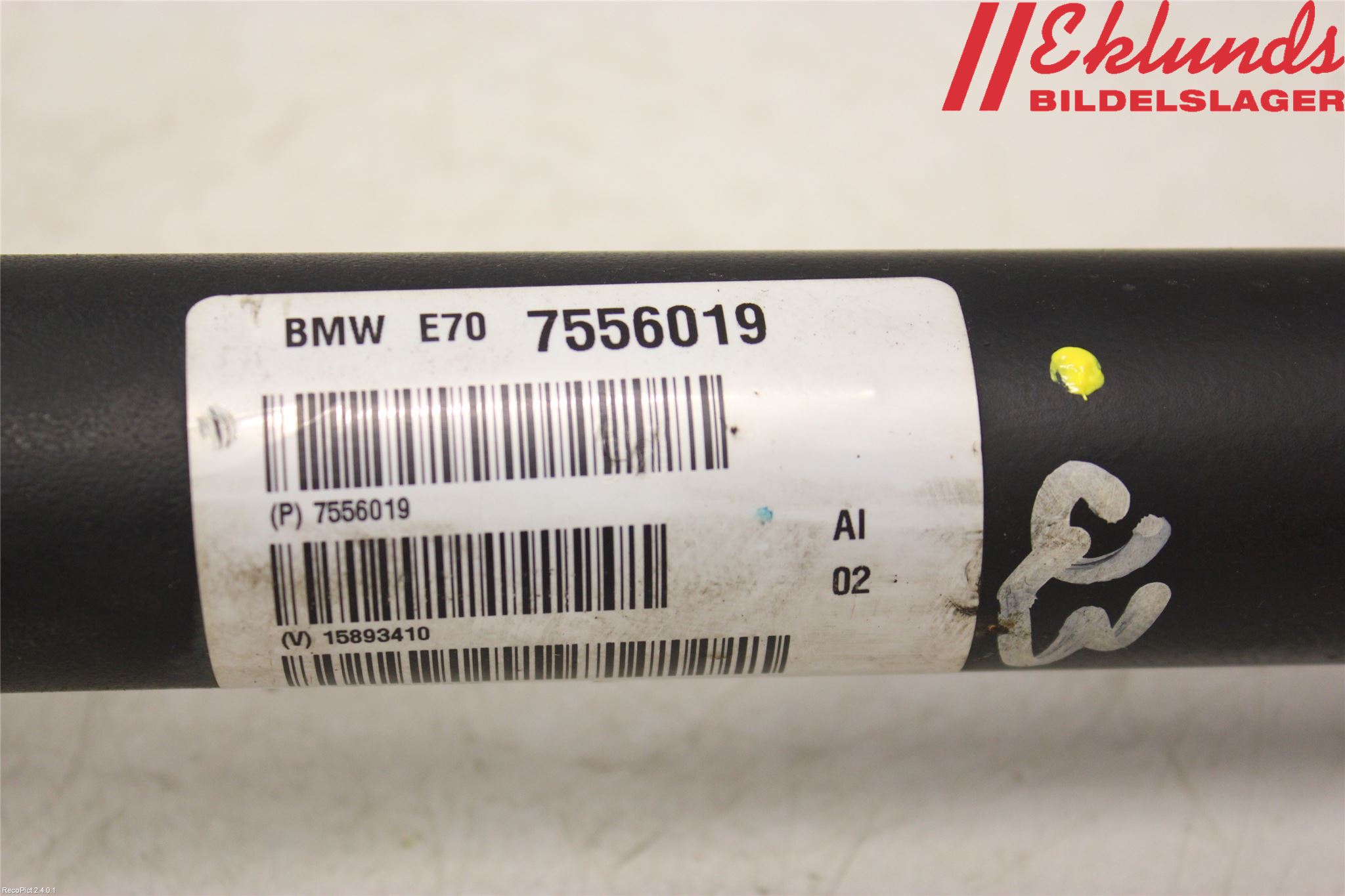 BMW X5 E70 07-13 Mellanaxel Främre 4Wd