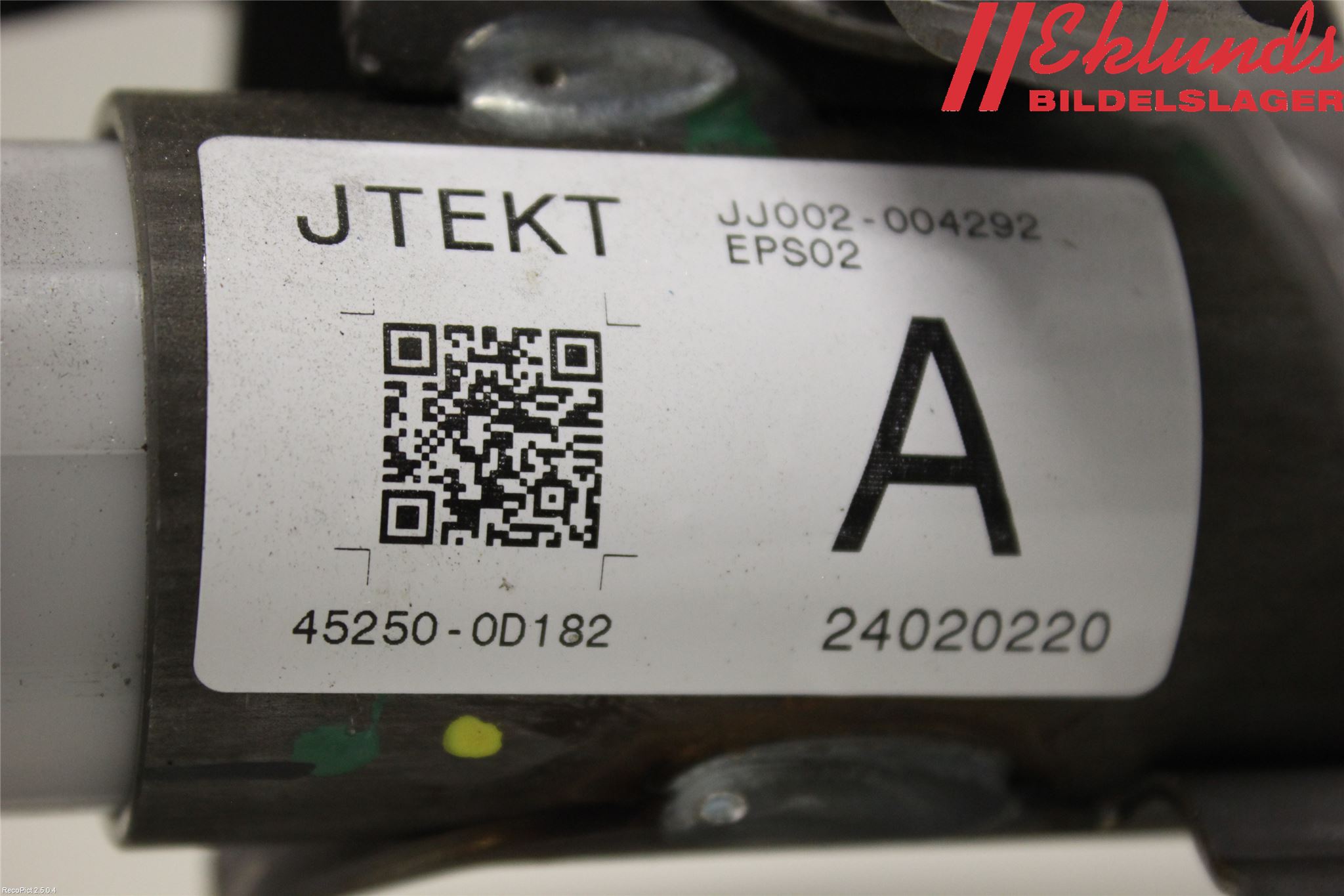 Toyota YARIS XP130 12-14 Styrservo Pump Elektrisk