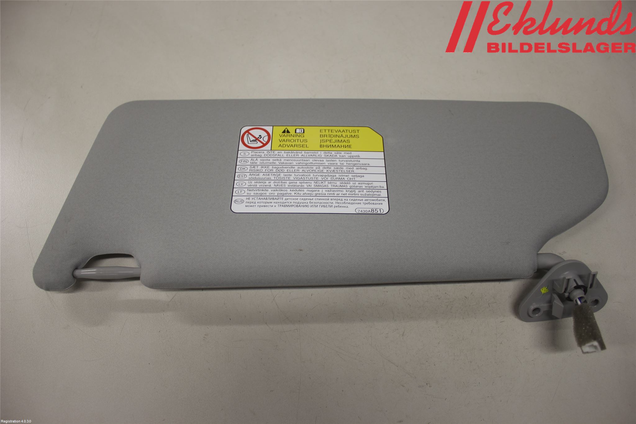 Mitsubishi ASX 10-22 Solskydd