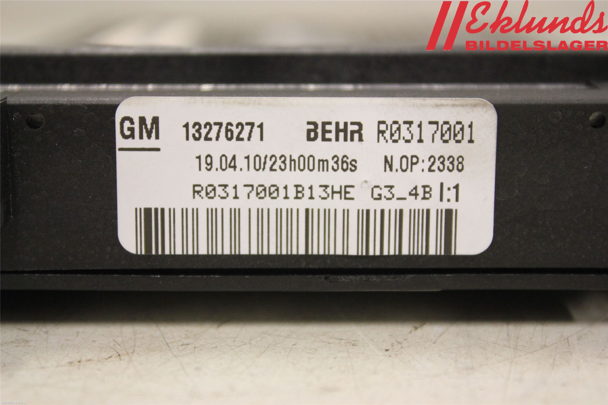 Saab 9-5 10-12 Värmepaket Extra